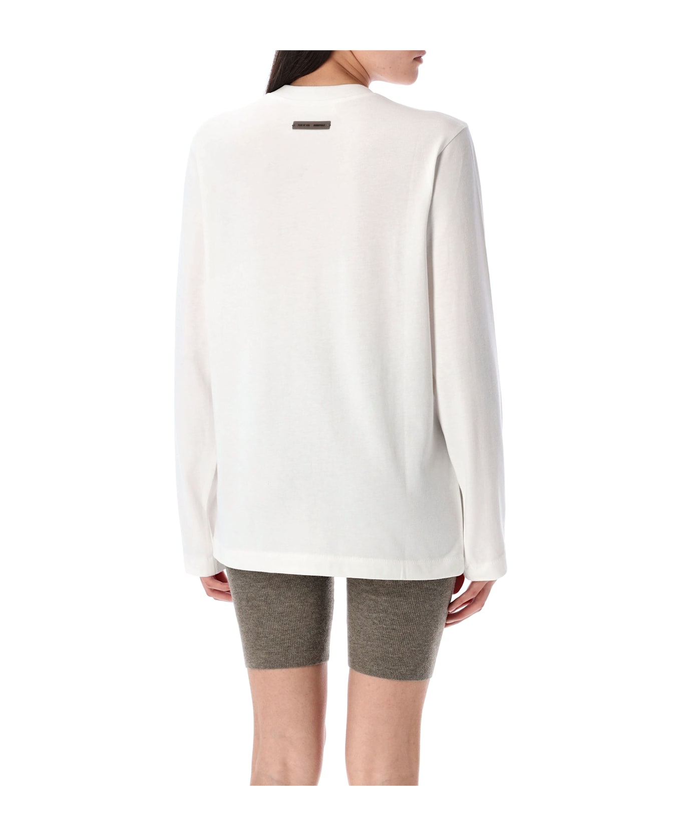 Fear of God Long Sleeves T-shirt - CLOUD WHITE