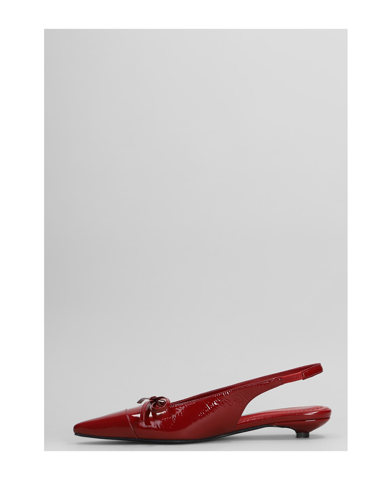 Anine Bing Zoey Pumps In Red Leather - red