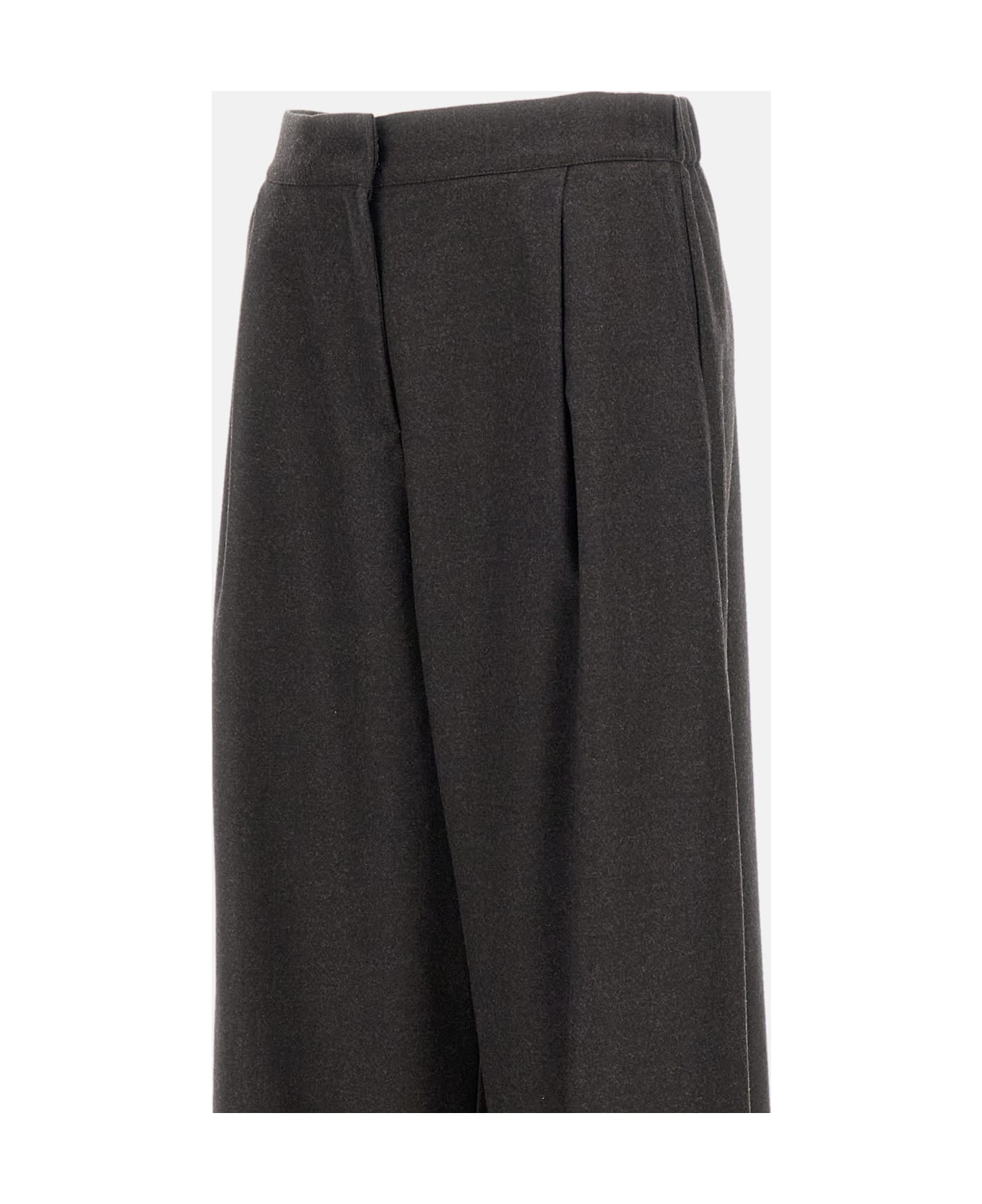 Dusan Wide Trousers - Brown