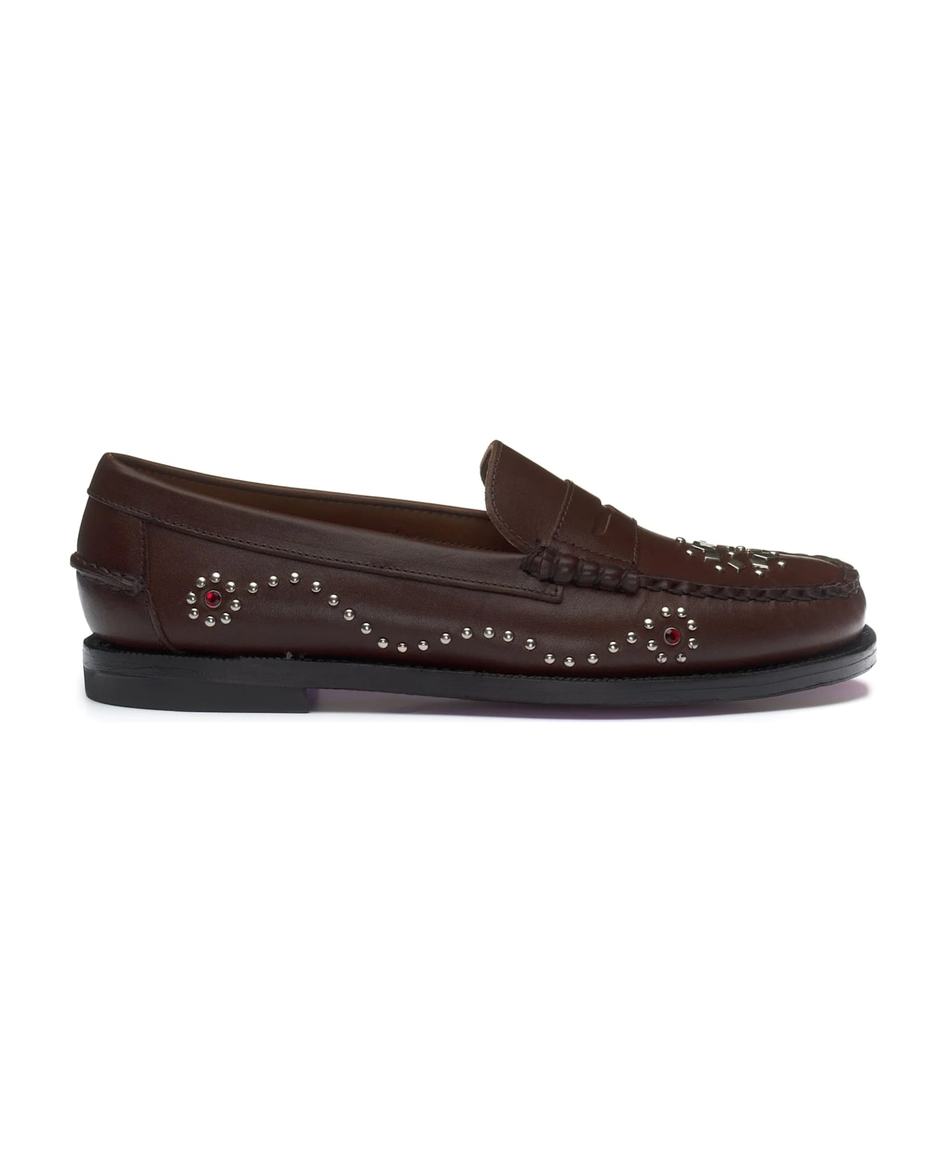 Sebago Dandette Studs Woman - Dk Brown Brown Sea