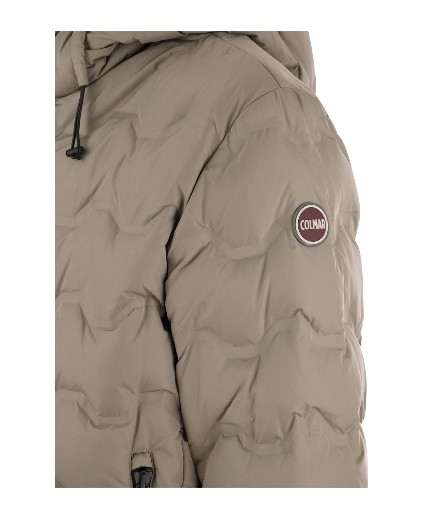 Colmar Uncommon - Quilted Down Jacket With Hood - Dove Grey