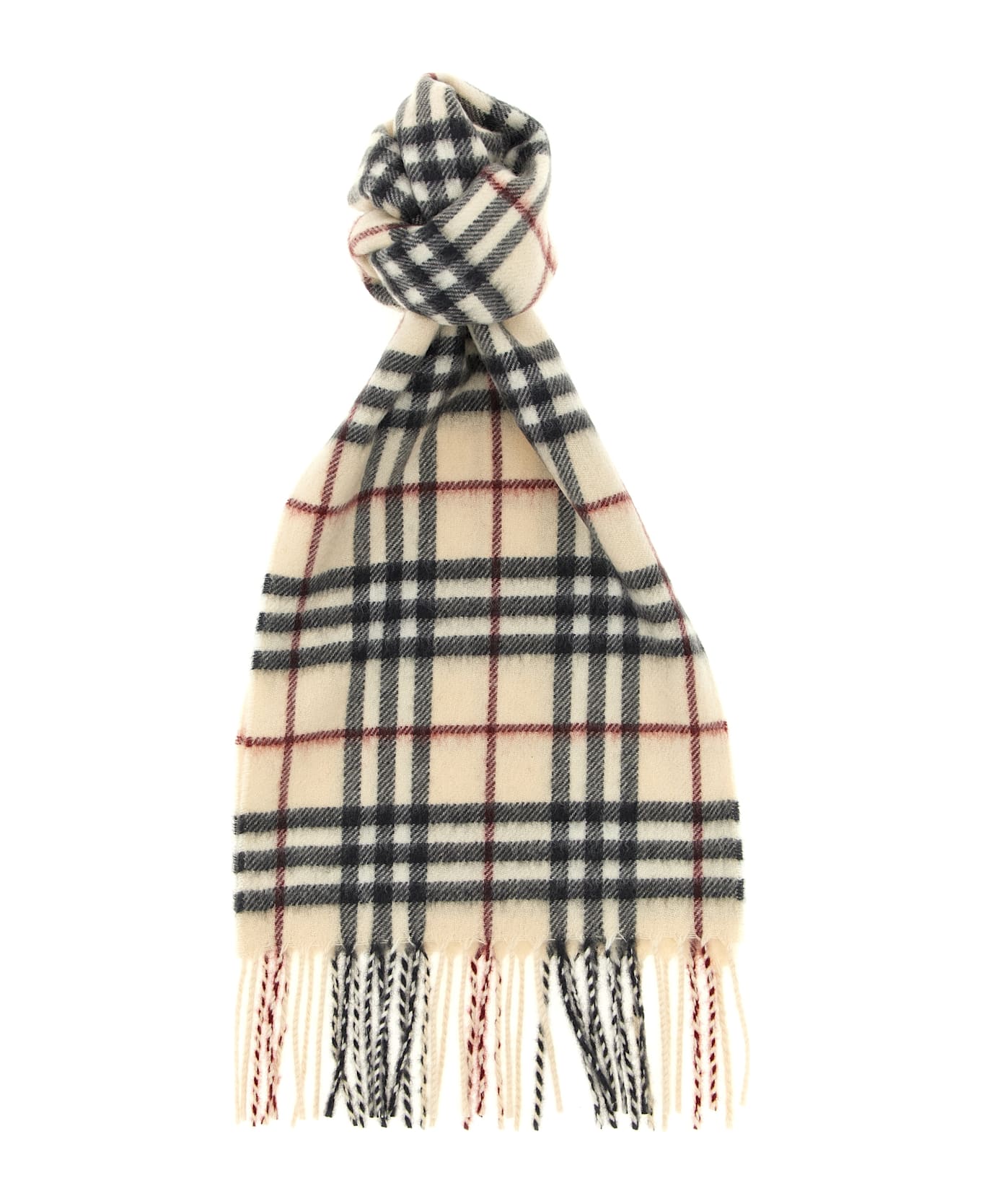 Burberry Check Scarf - Beige