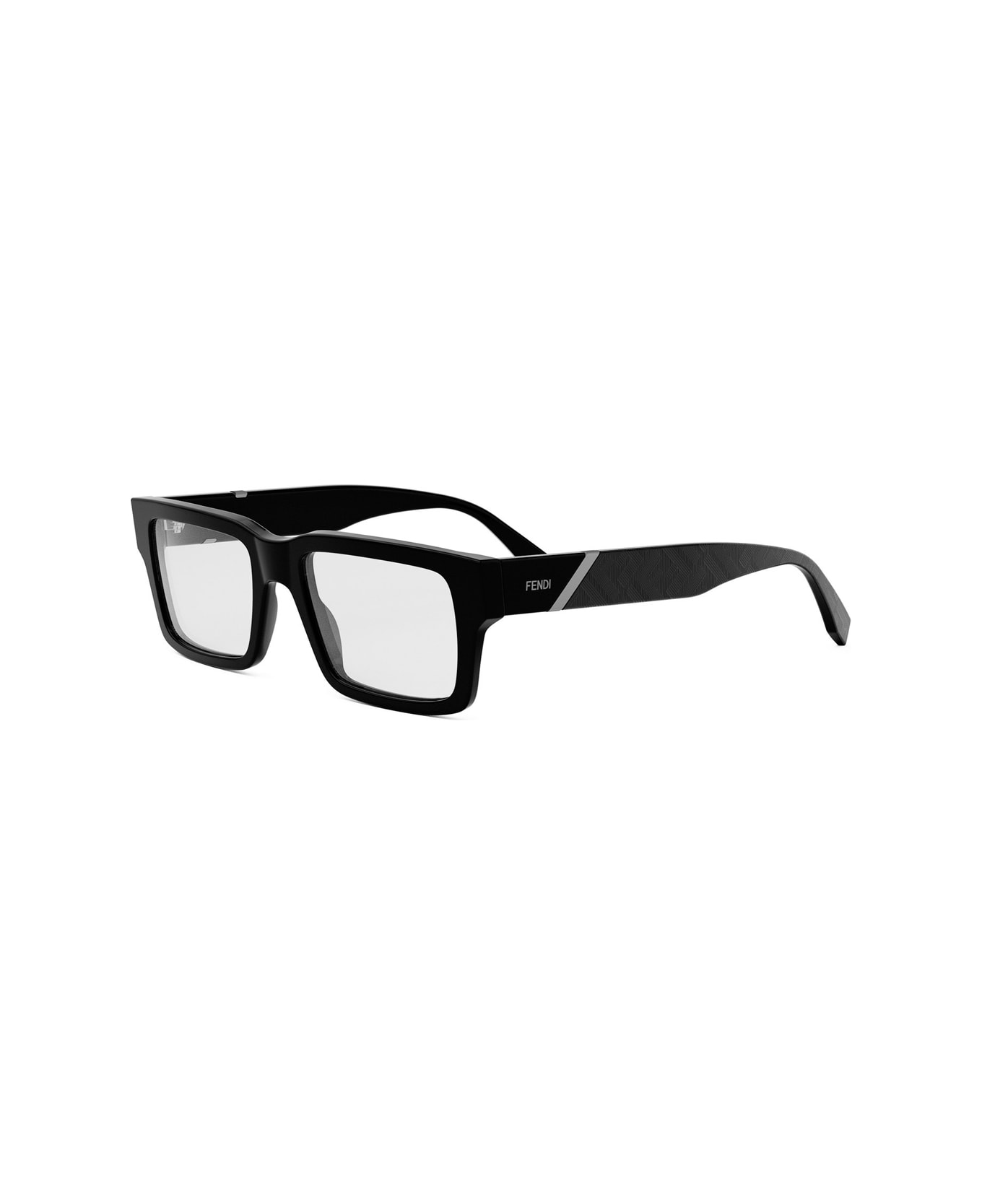 Fendi Eyewear Fendi Fe50114i Fendi Diagonal 001 Nero Glasses - Nero