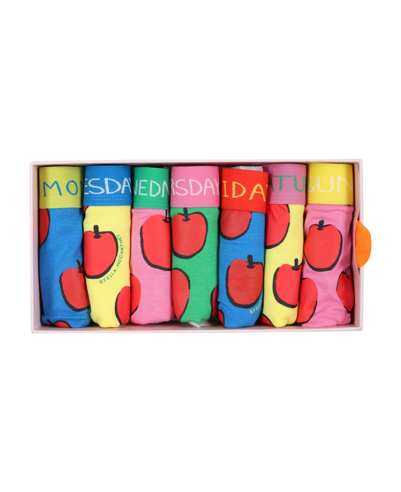 Stella McCartney Kids Multicolor Set For Girl With Apples - Multicolor アンダーウェア