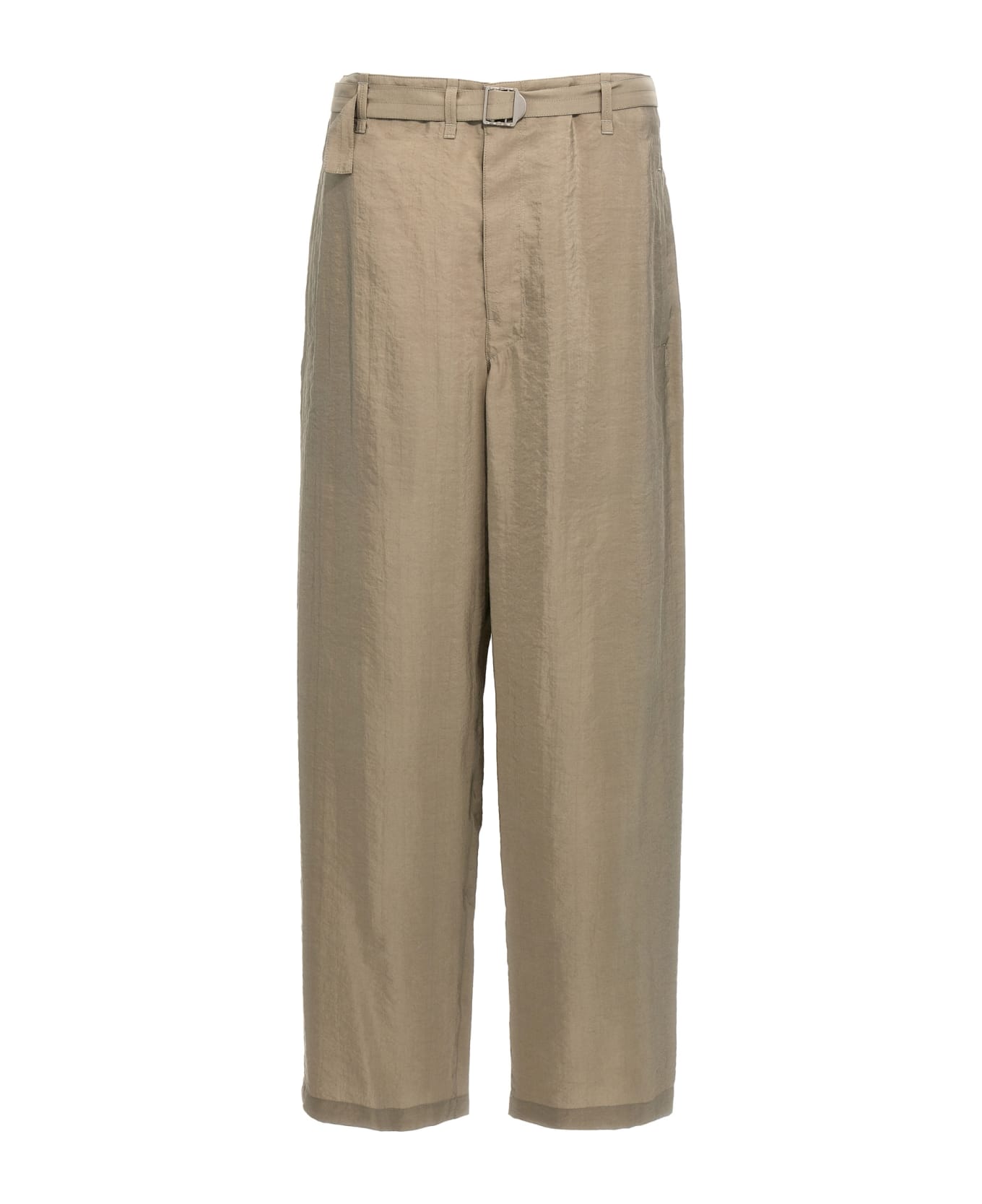 Lemaire 'seamless Belted' Trousers - Gray ボトムス
