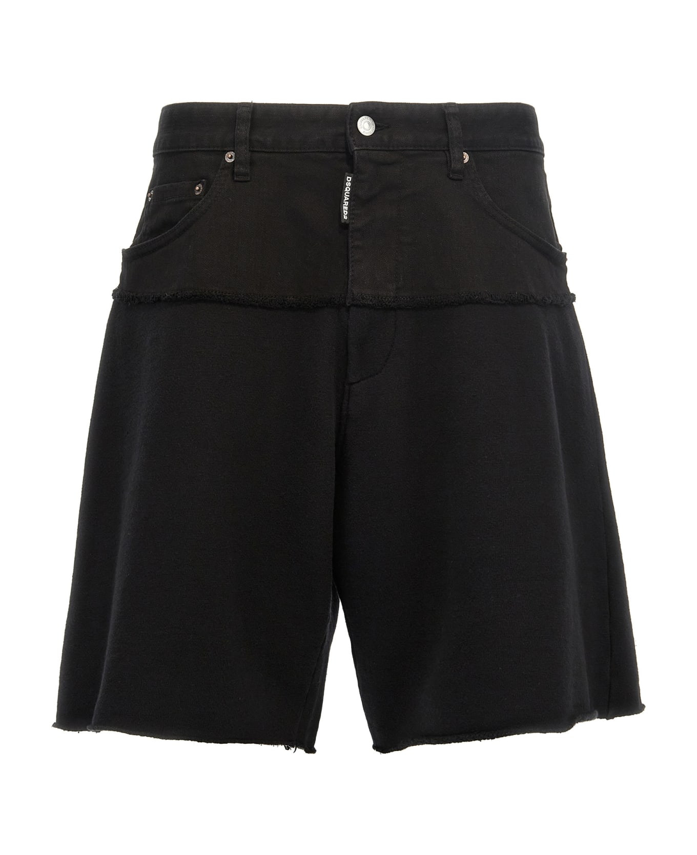 Dsquared2 'big Boxer' Bermuda Shorts - Black  