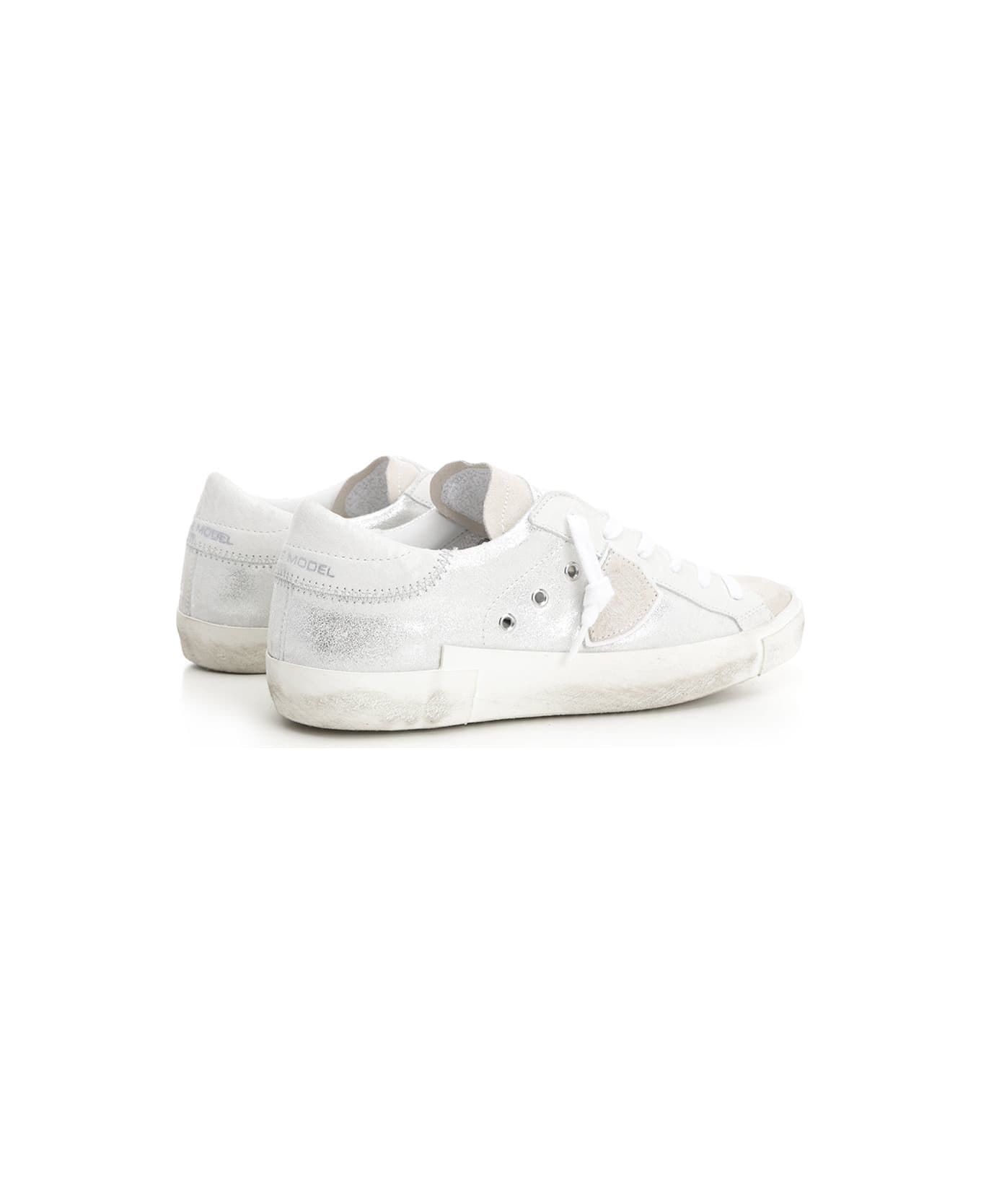 Philippe Model "prsx" Sneakers - Silver