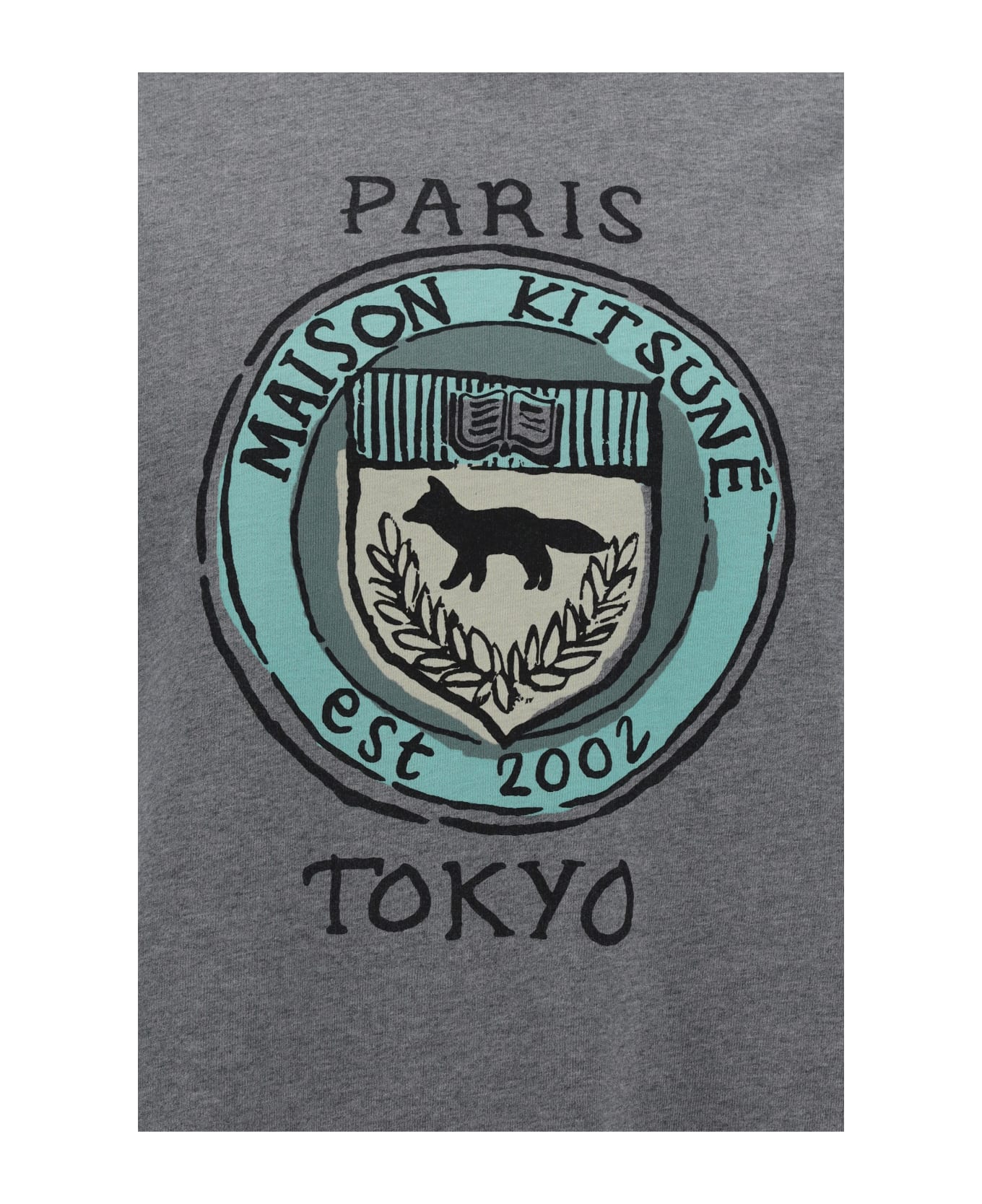 Maison Kitsuné T-shirt - Medium Grey Melange シャツ