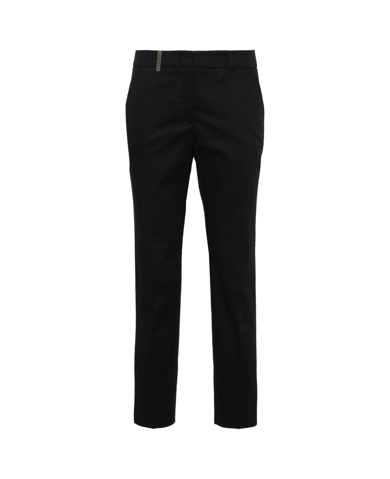 Peserico Regular Pants - Black