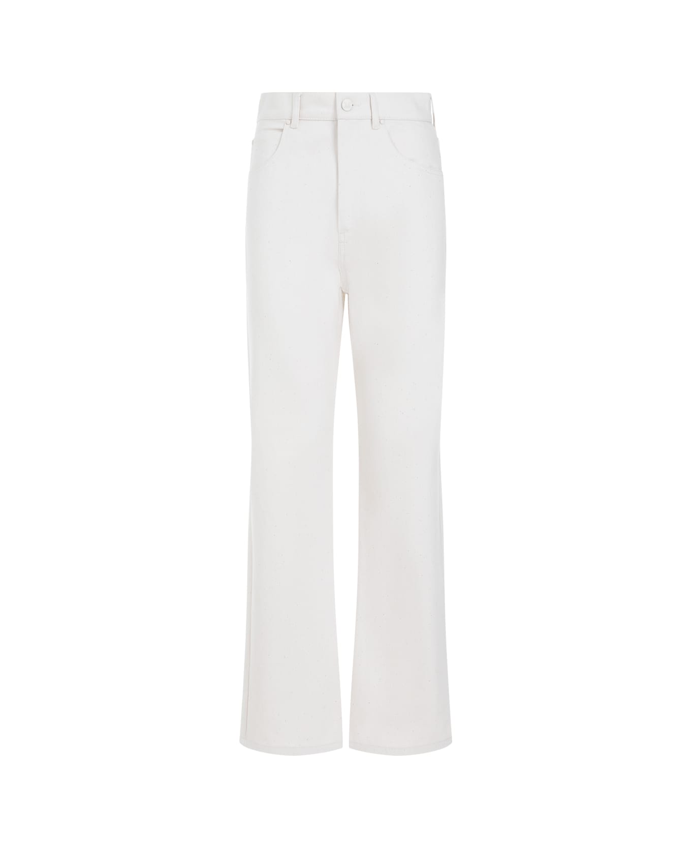 Max Mara Achille Cotton Pants - Bianco Tela