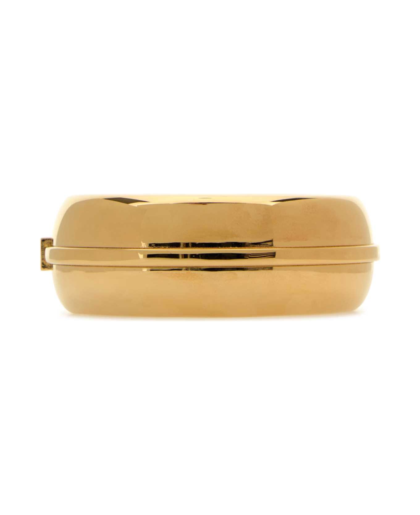 Fendi Gold Metal Fendigraphy Bracelet - OROSOFT