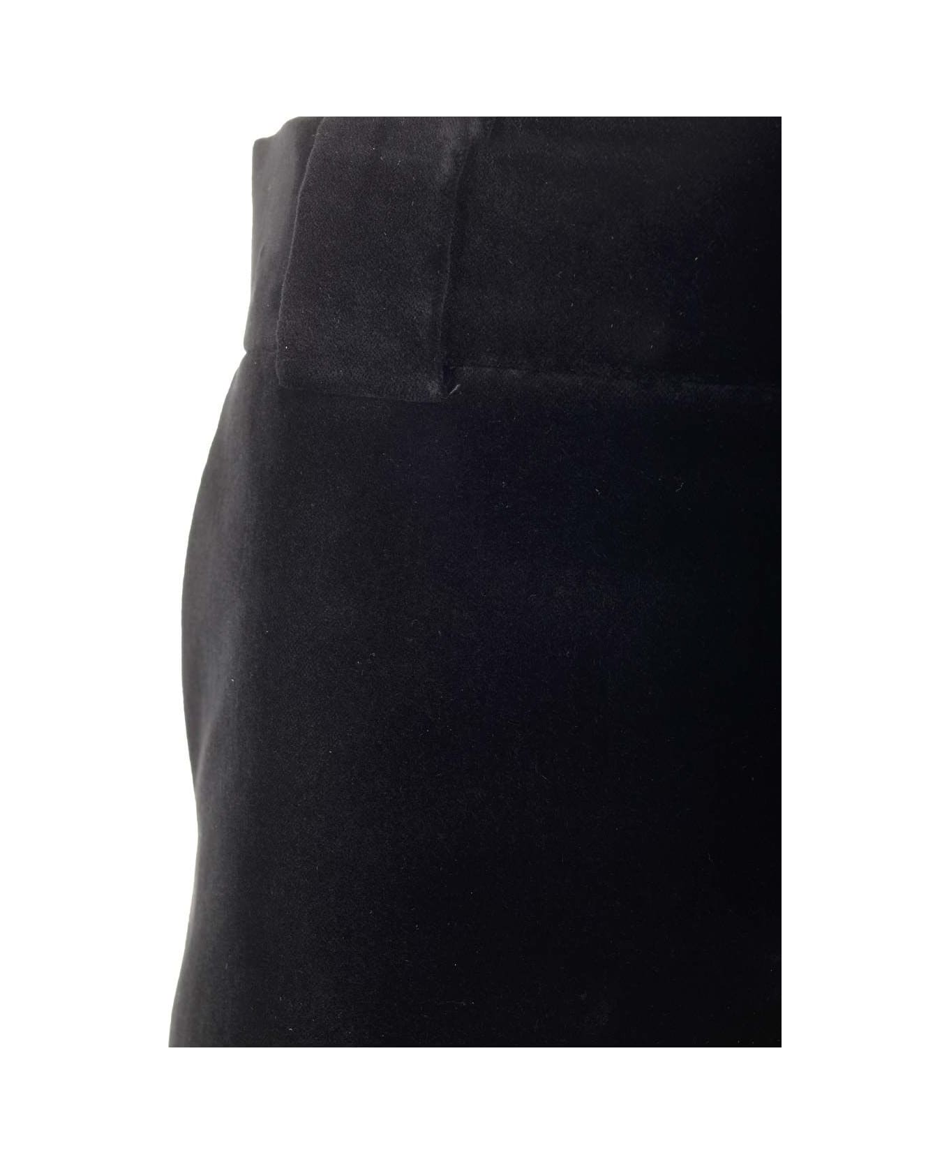 Chloé Tailored Velvet Mini Shorts - Black