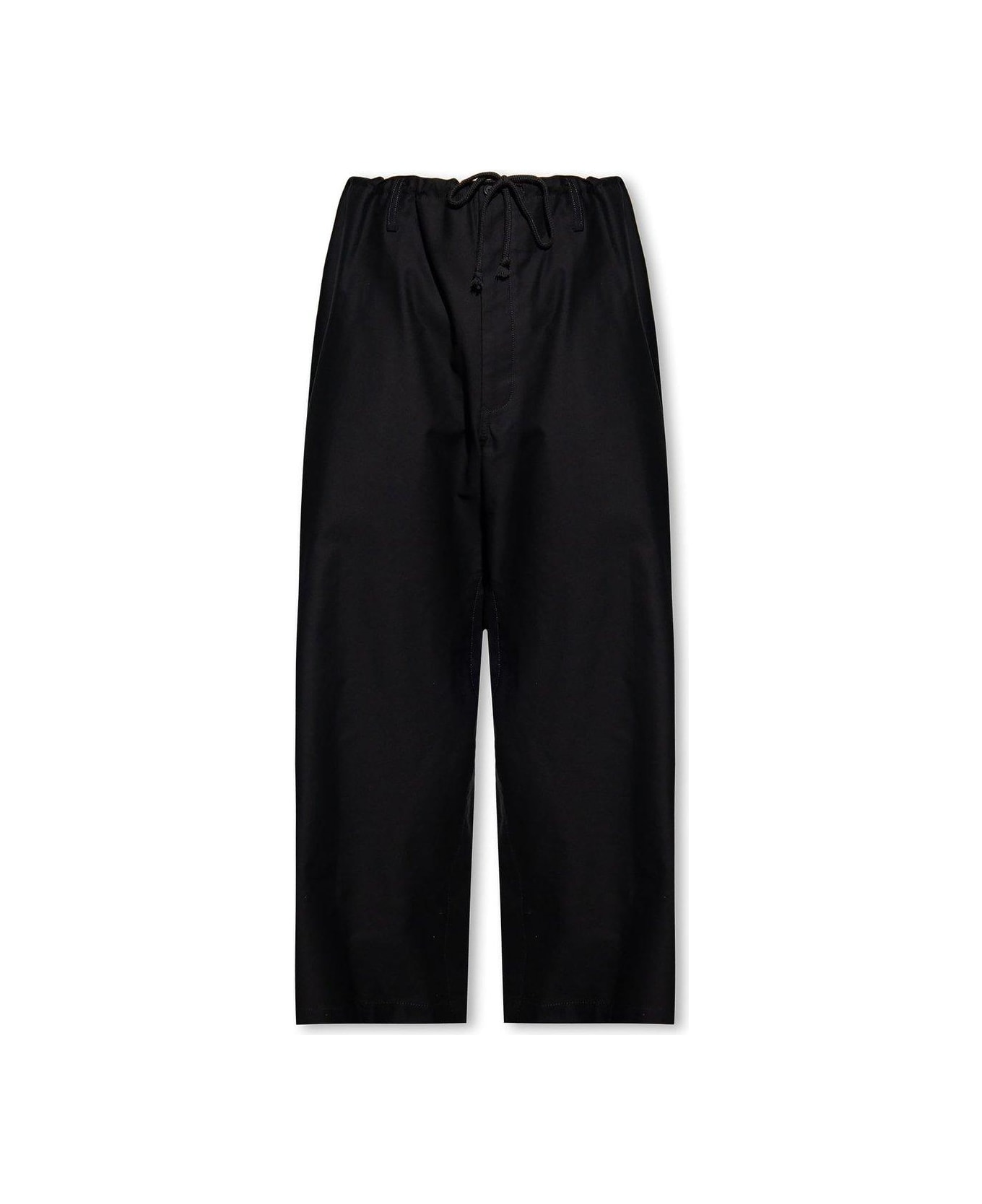 Yohji Yamamoto Relaxed Fitting Trousers - Black