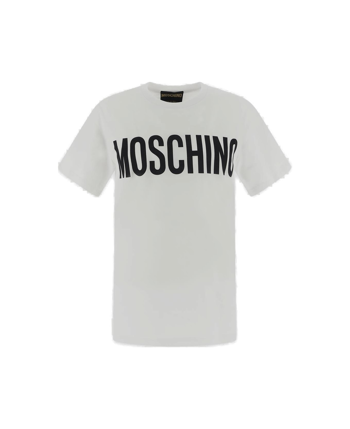 Moschino Logo Printed Crewneck T-shirt - Bianco シャツ