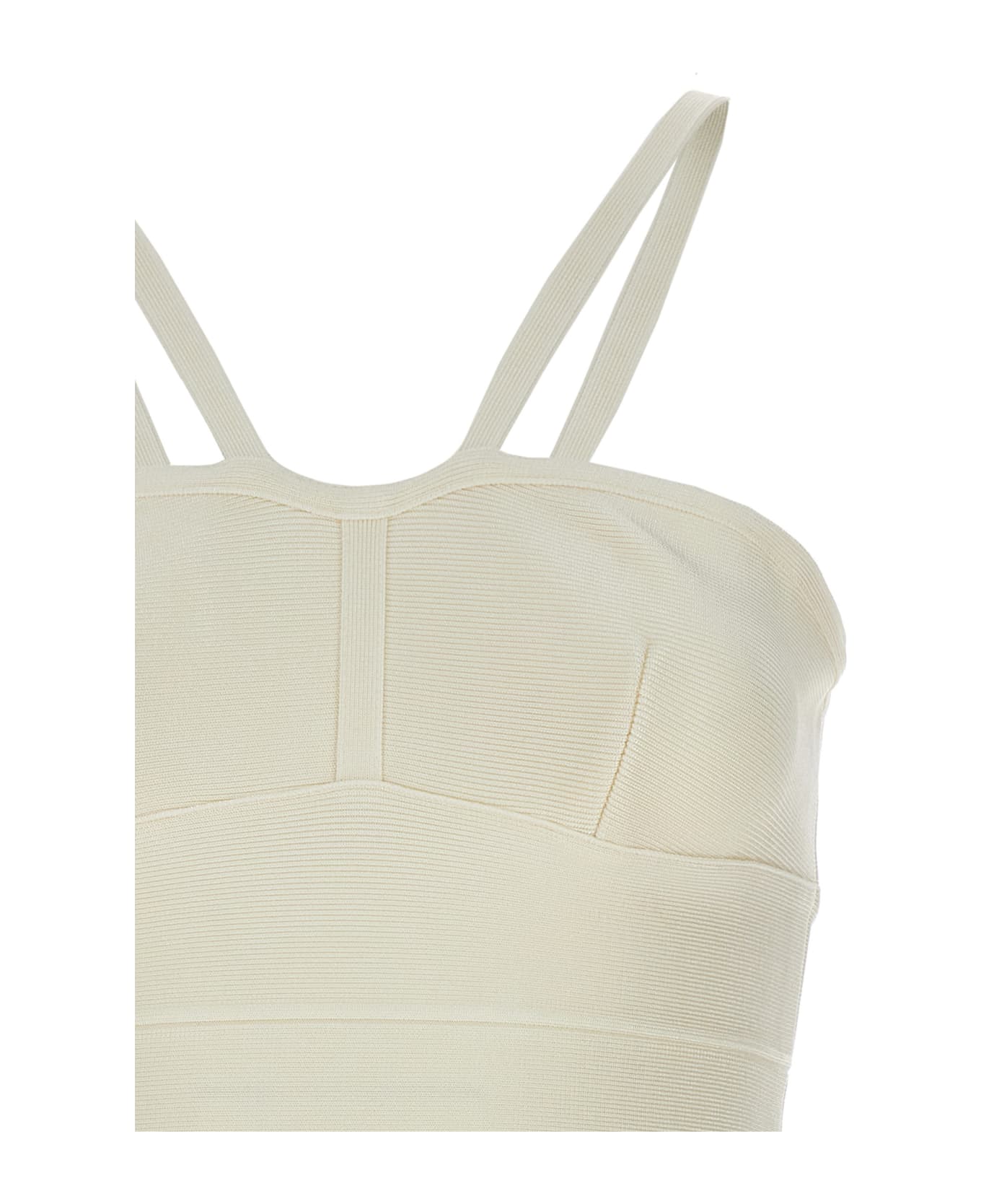 Hervé Léger 'icon' Dress - White ワンピース＆ドレス