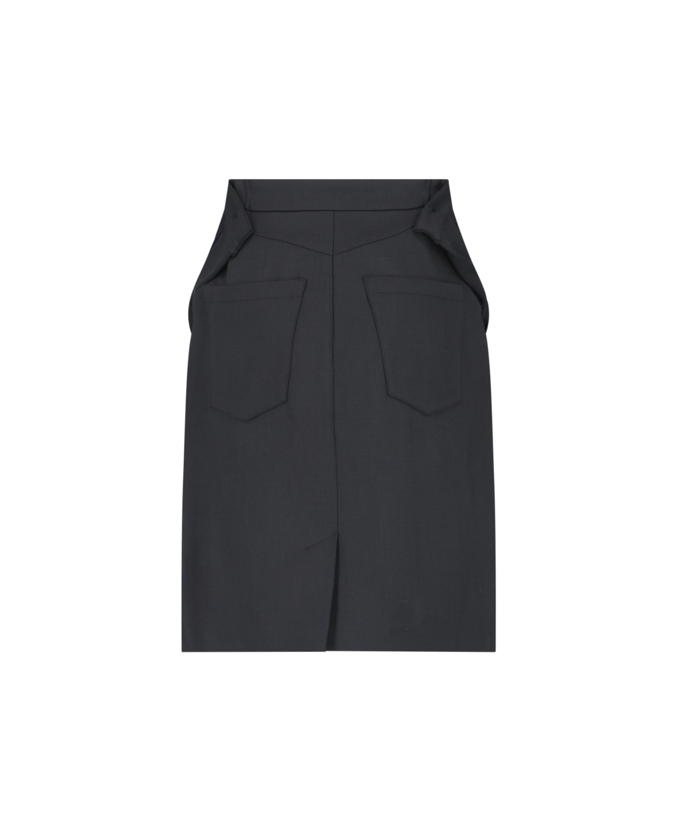 Coperni Cut-out Detail Skirt - Black  