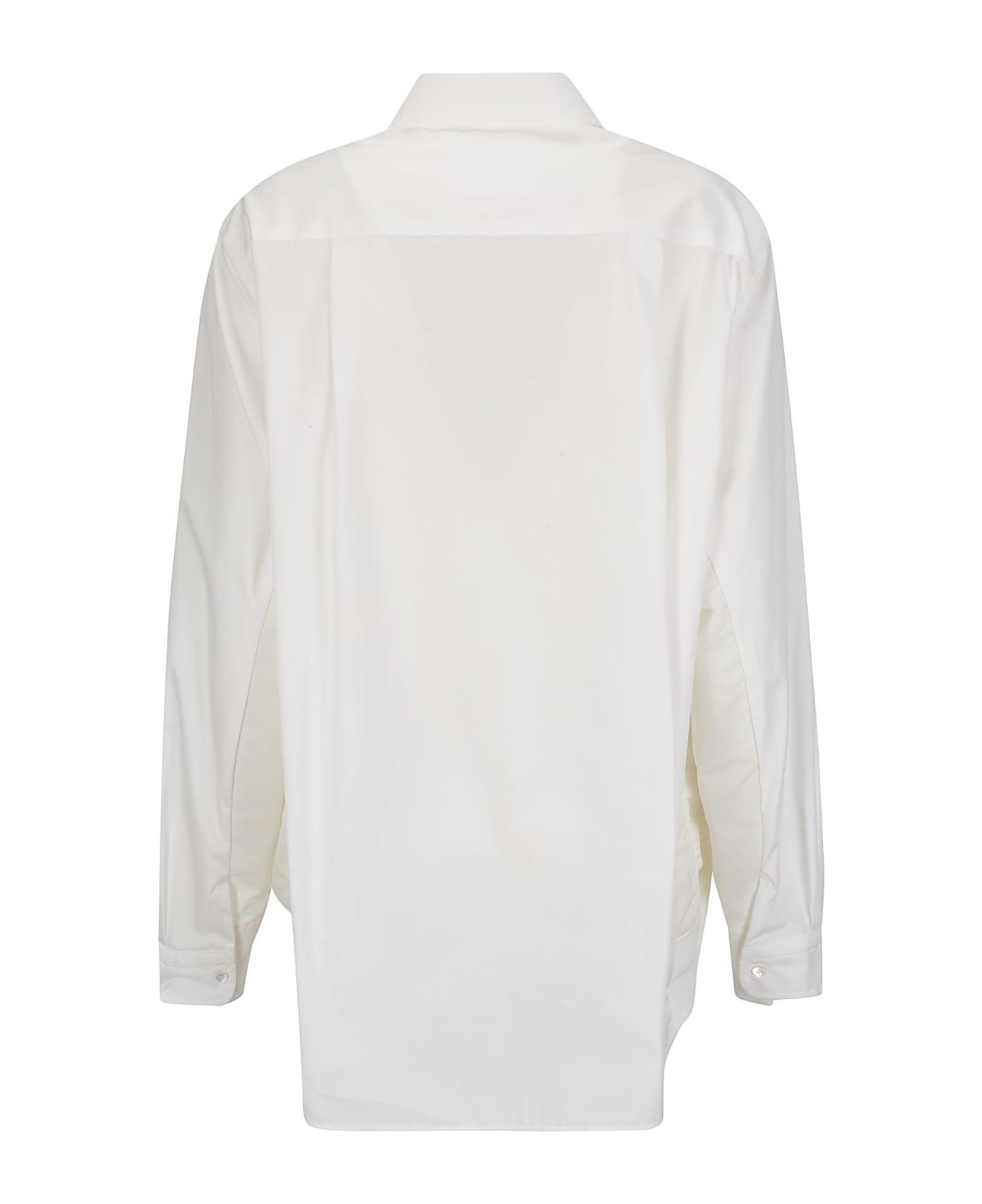 Sacai Cotton Poplin Shirt - OFF WHITE 