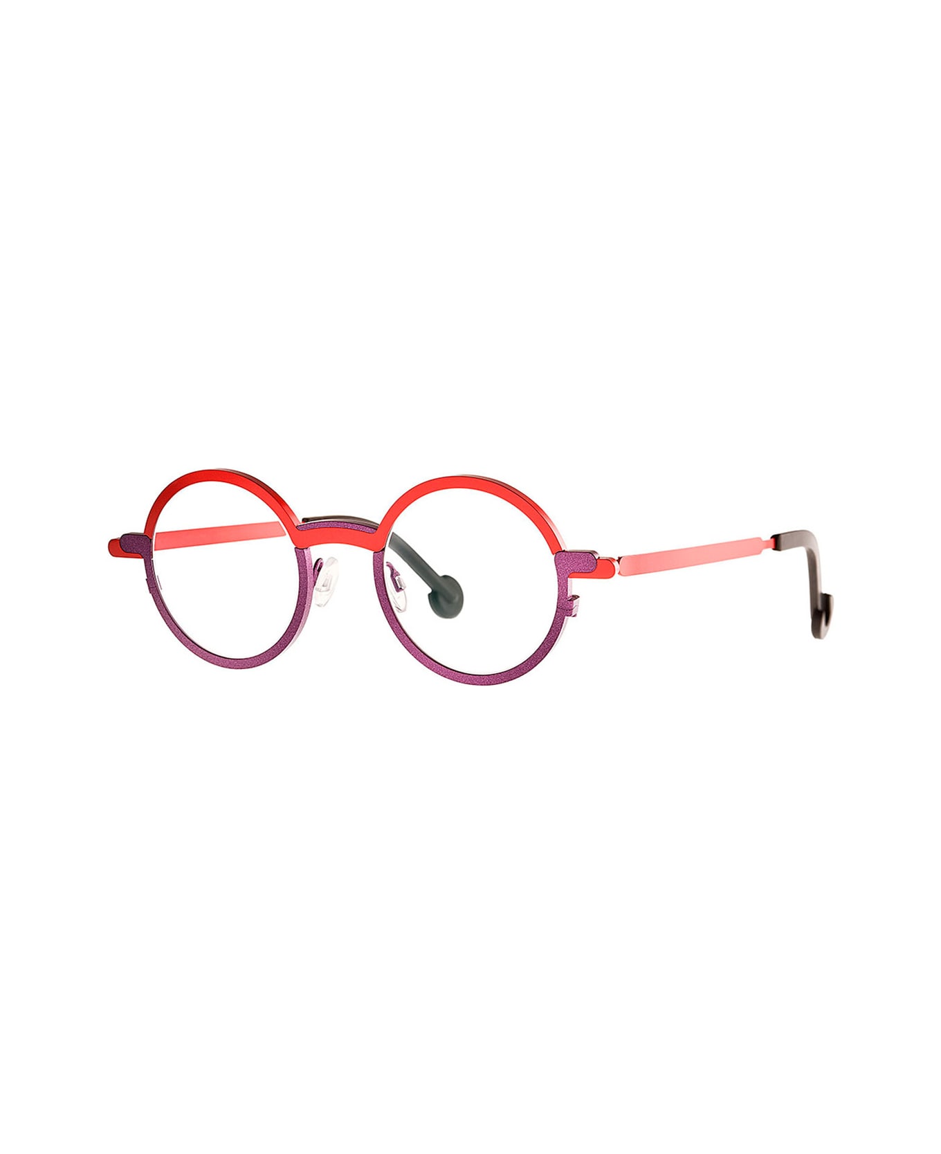 Theo Eyewear Shinjuku 292 36 Hot Red Shine + 737 Mm Purple Glasses - Rosso