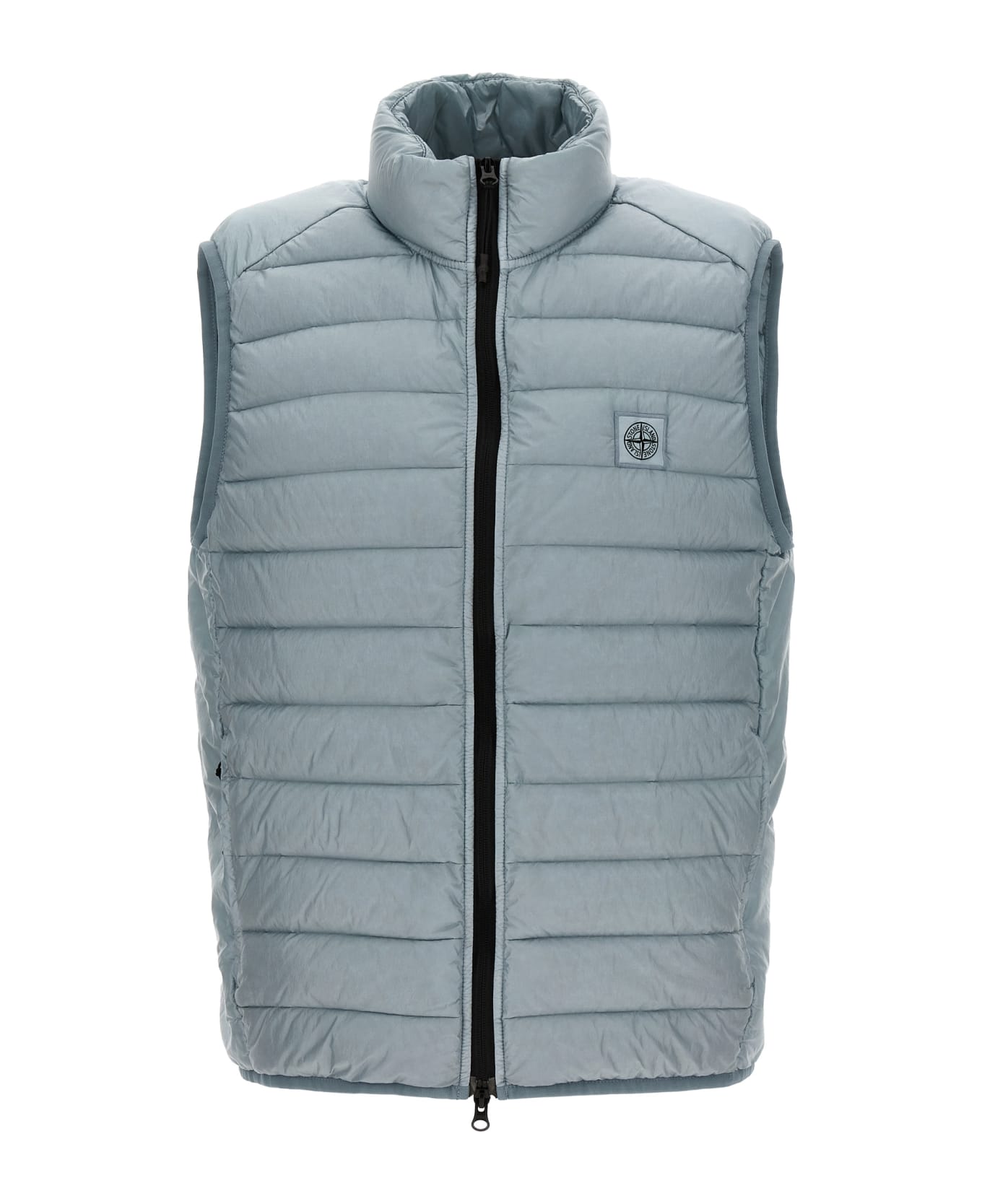Stone Island Quilted Vest - Light Blue ベスト