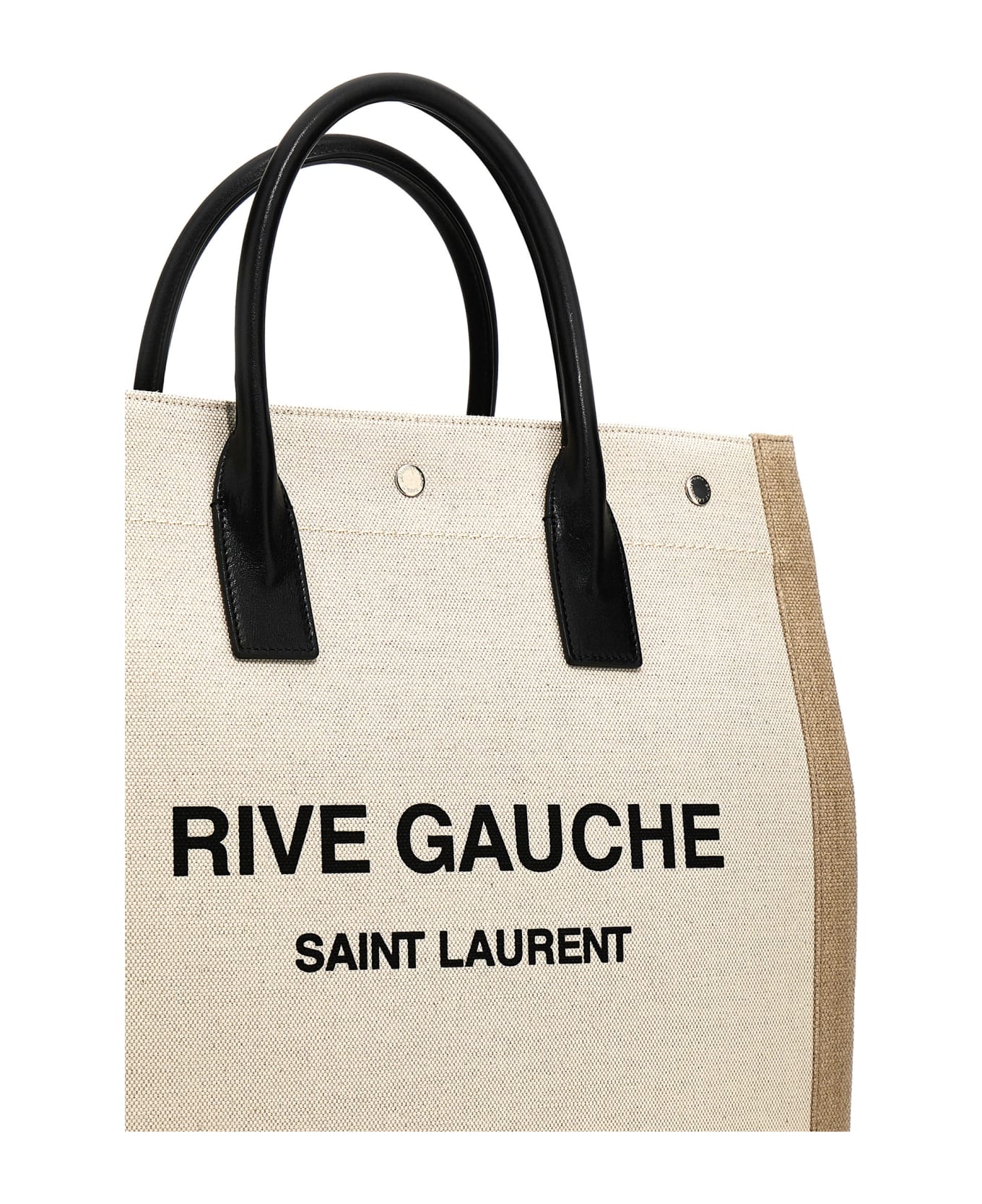 Saint Laurent Rive Gauche Shoulder Bag - Beige