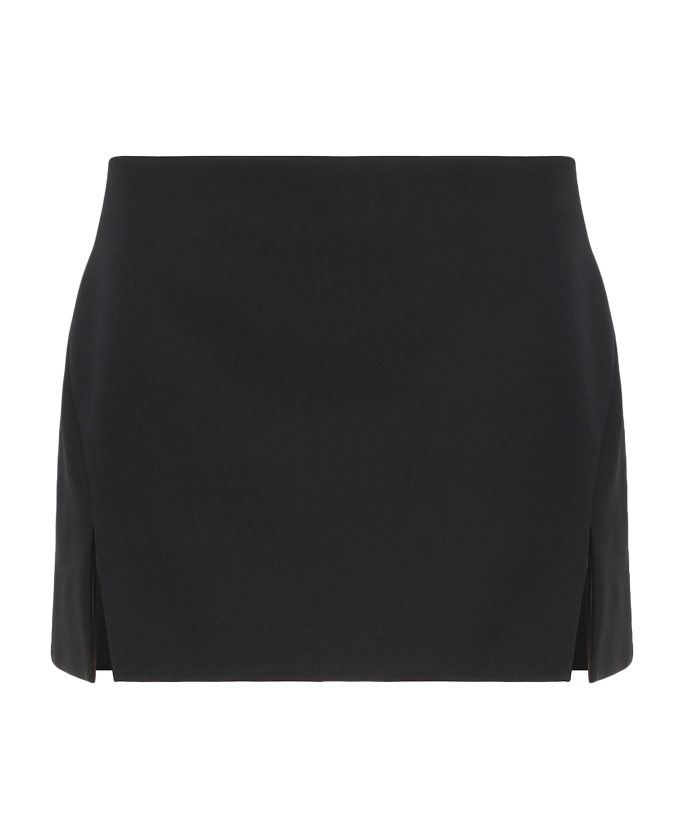 Givenchy Gonna Mini In Lana Polvere Di Grano - black
