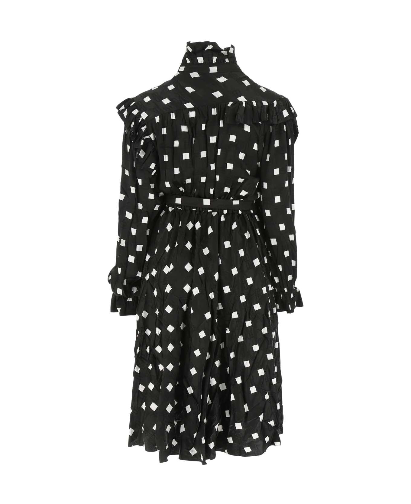 Balenciaga Embroidered Satin Dress - 1070 ワンピース＆ドレス