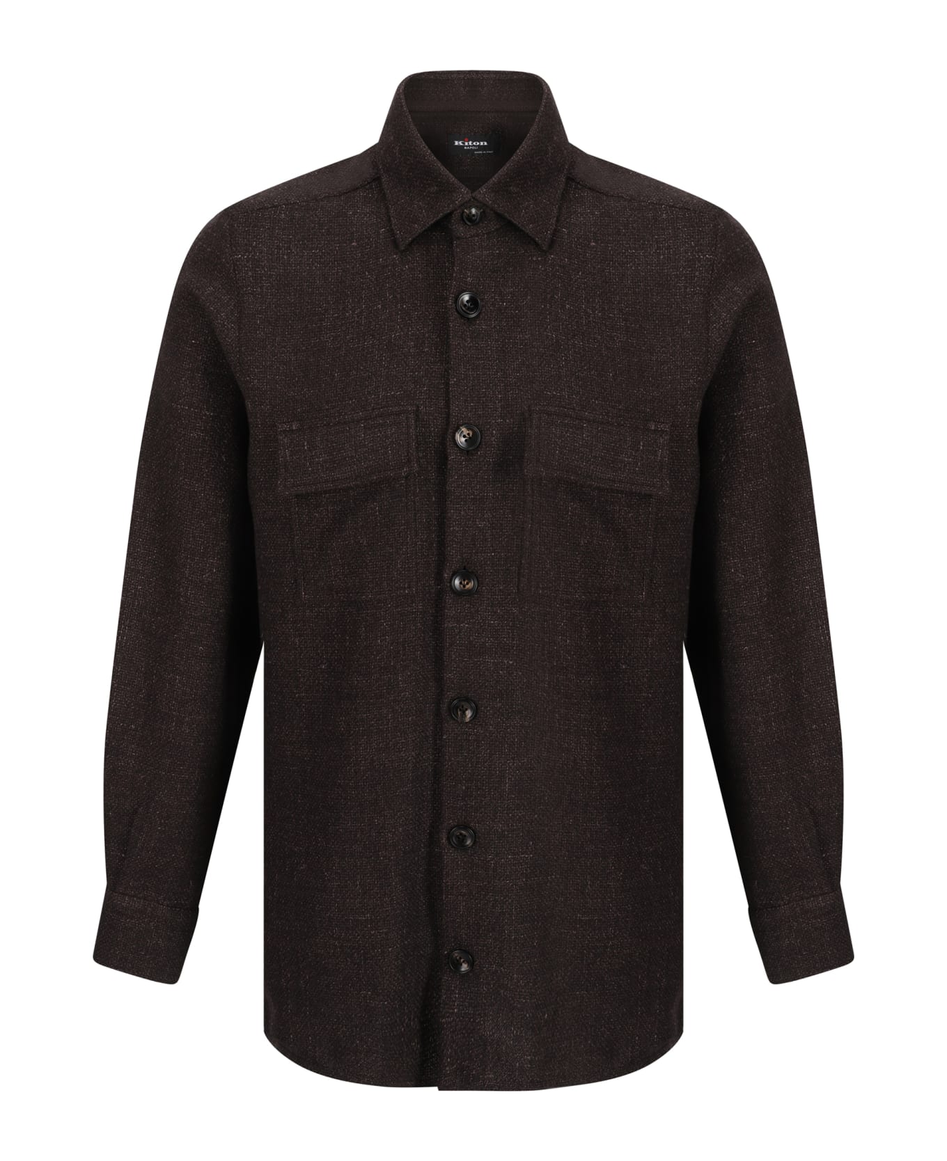 Kiton Shirt - Marrone