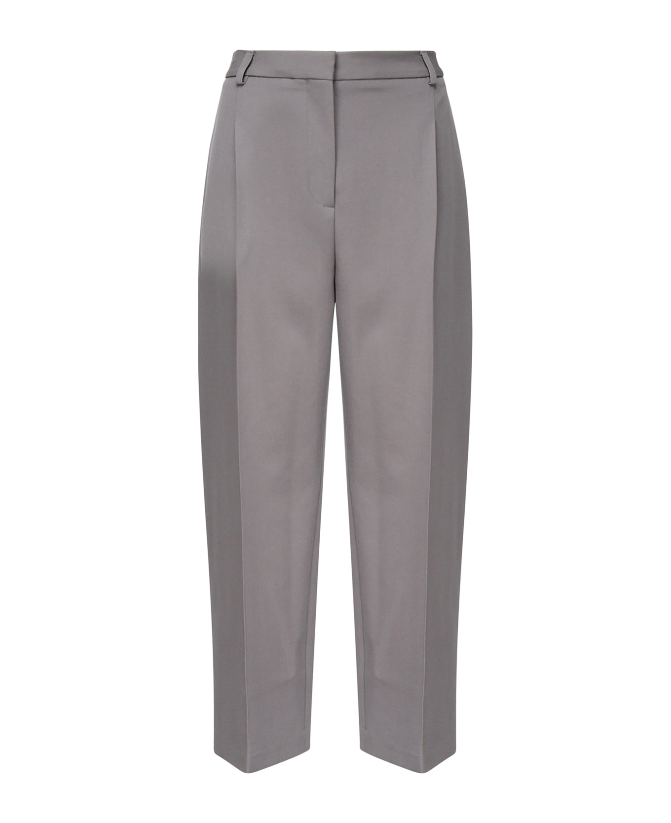 Alaia Wool Gabardine Trousers - Grey