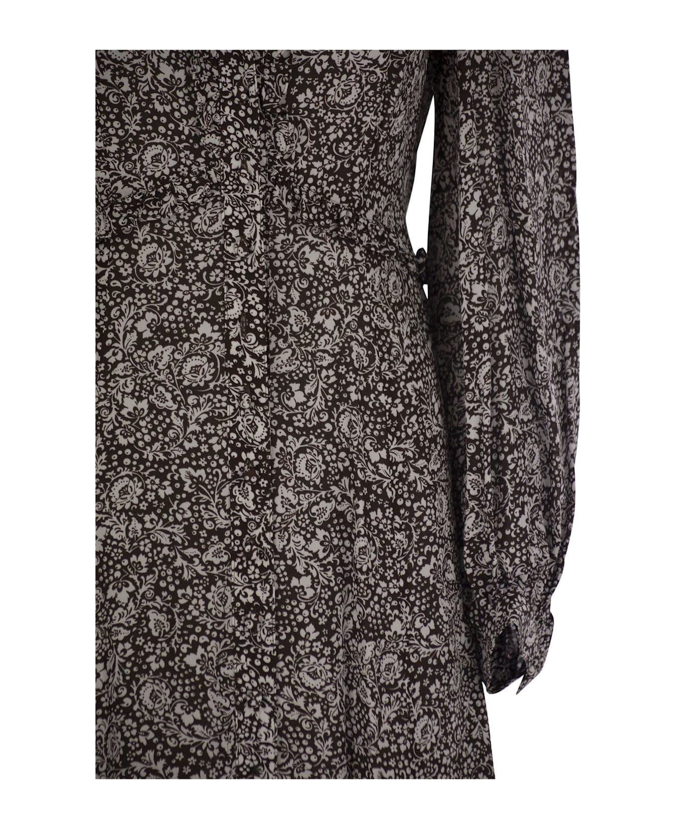 Weekend Max Mara All-over Patterned Long-sleeved Dress