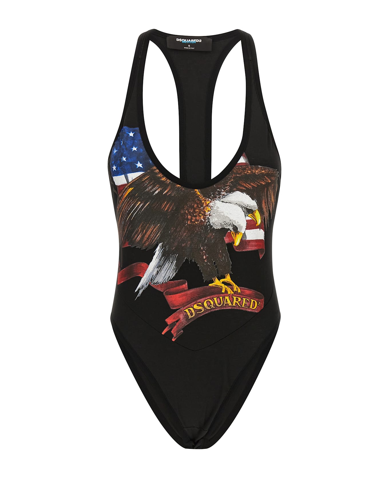 Dsquared2 Bettter X Dsquared2 
racer
 Bodysuit - Black  