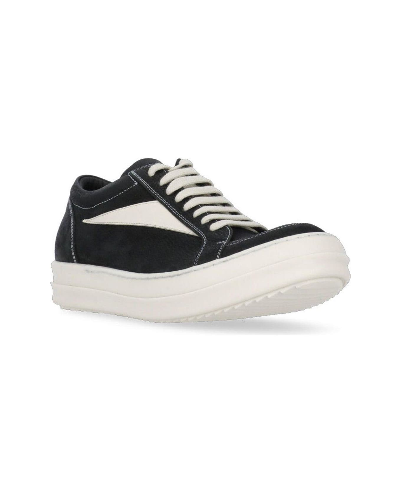 Rick Owens Lido Vintage Low-top Sneakers - Black