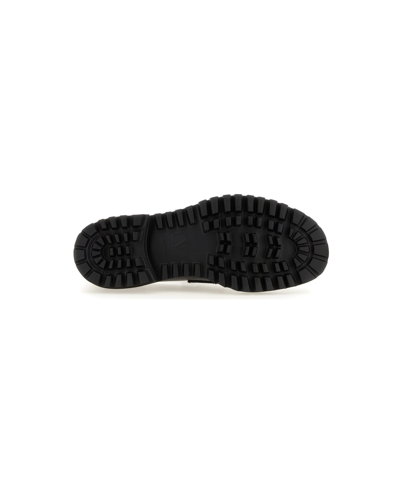 Valentino Garavani Moccasin Toile Iconographe - BLACK