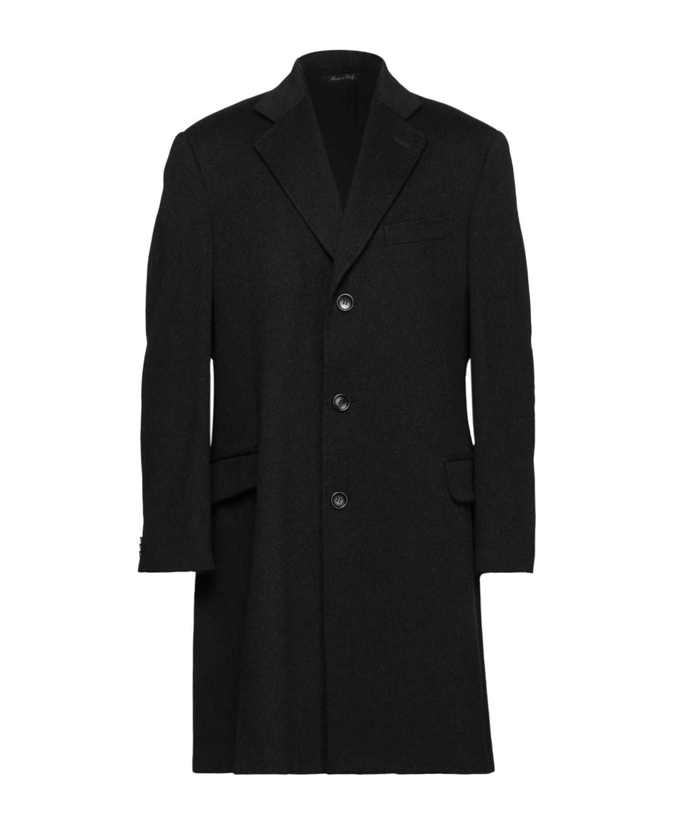 Trussardi Wool Coat - Black