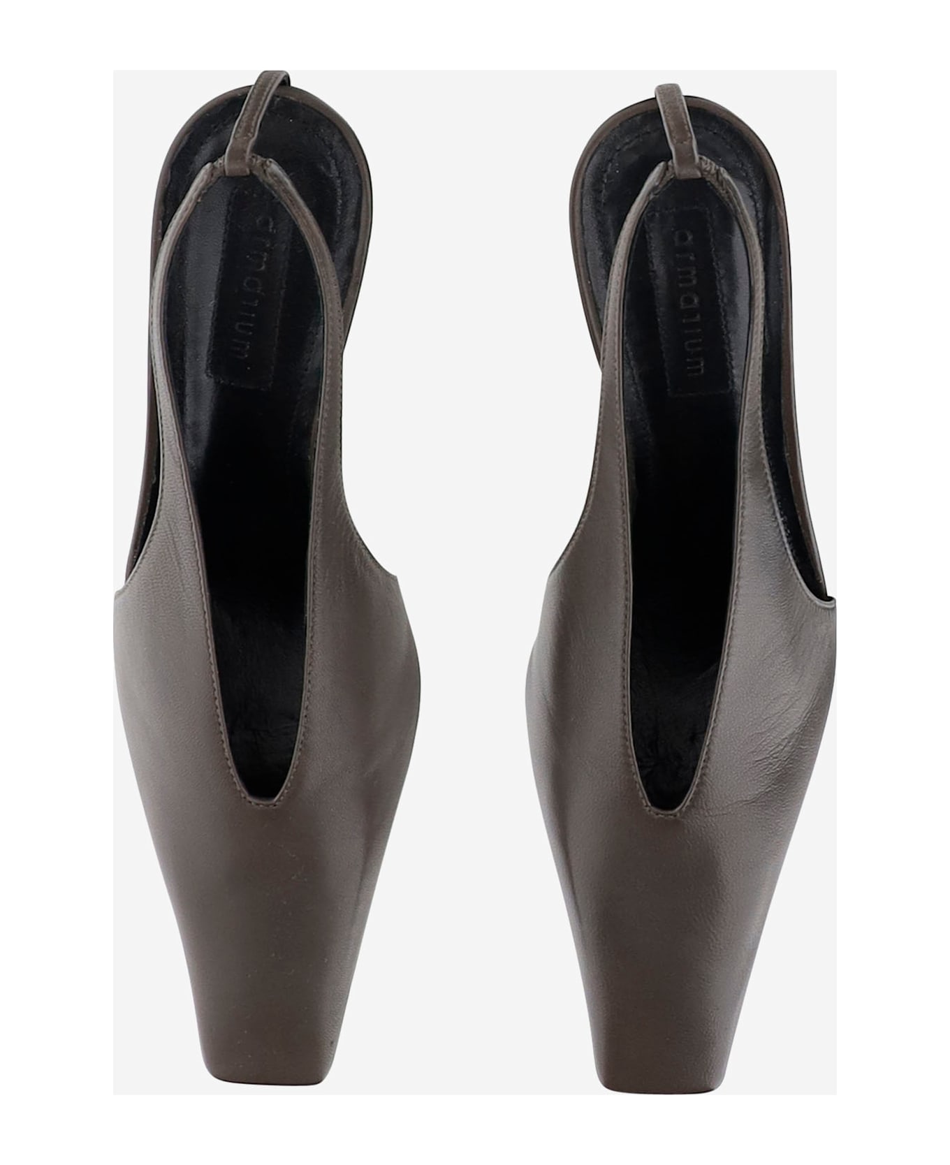 Armarium Evelina Leather Slingback - Green