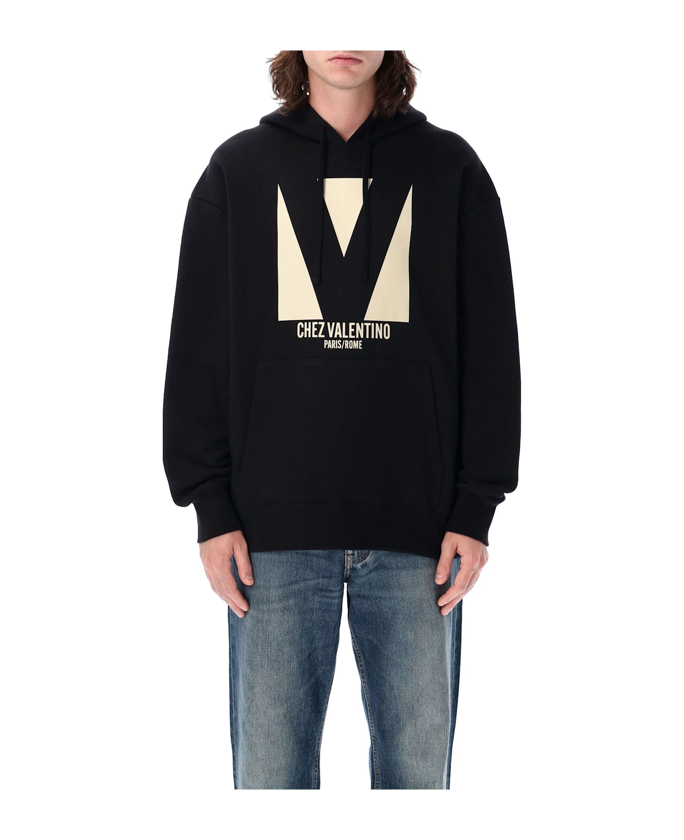 Valentino Garavani Hoodie Chez Valentino - NERO