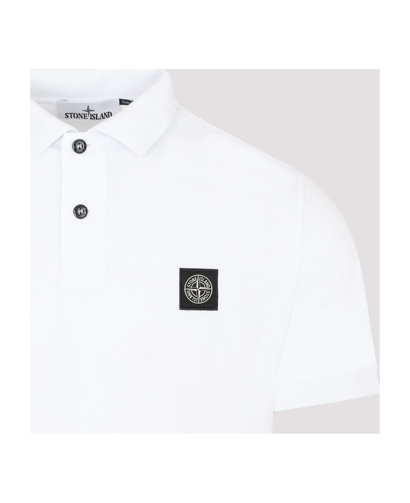 Stone Island Cotton Polo - White
