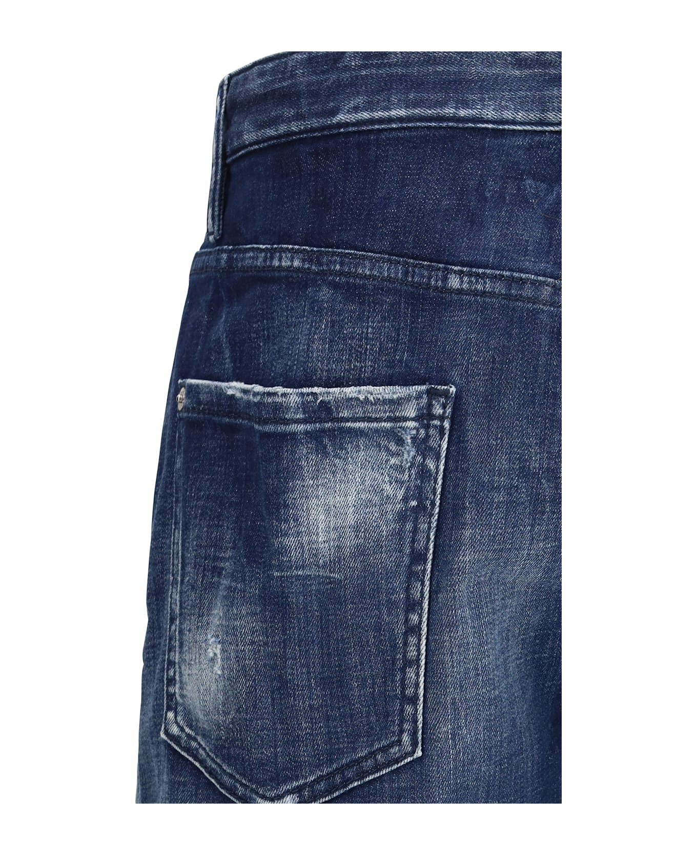 Dsquared2 Denim Shorts - Navy Blue