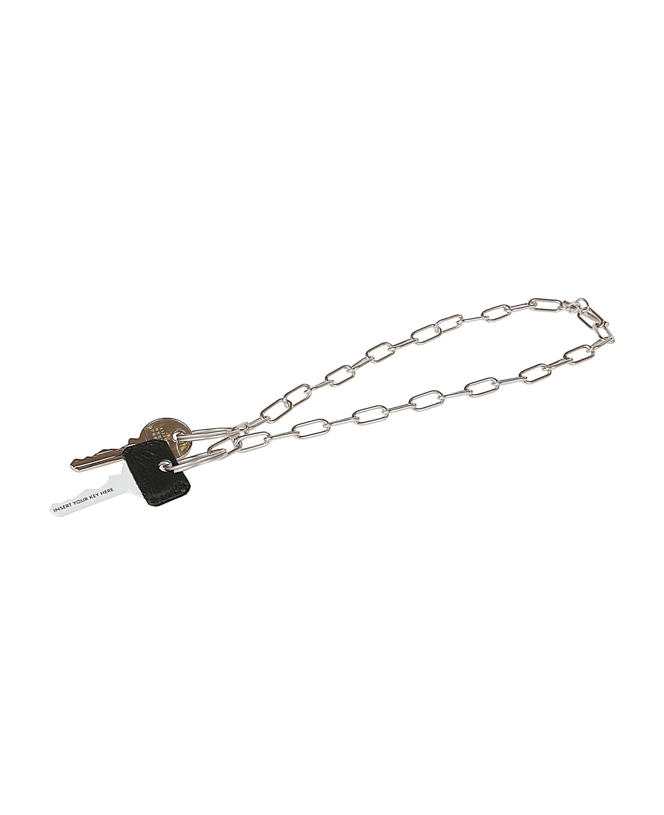 MM6 Maison Margiela Chain Key Holder - Grey/Silver