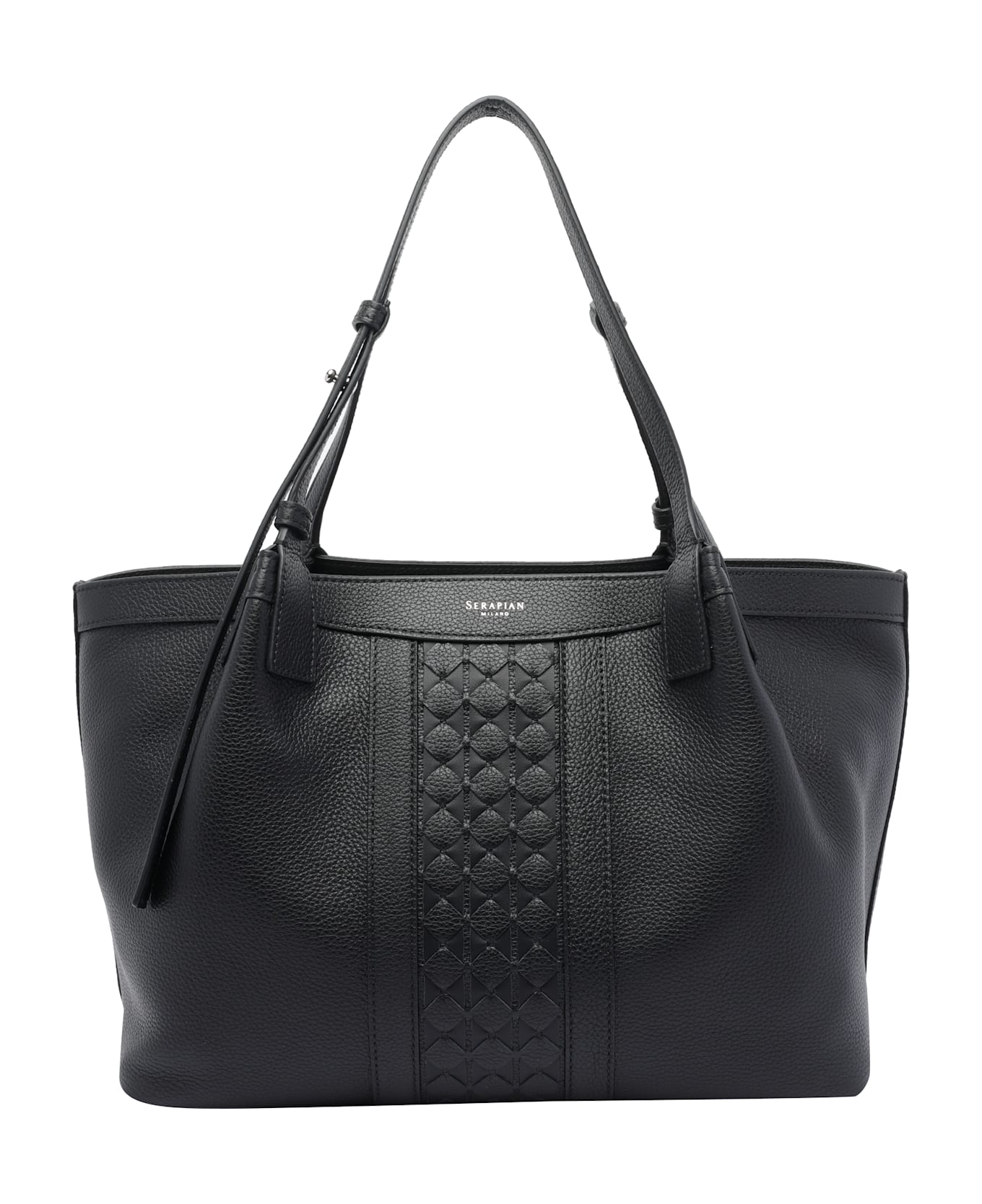 Serapian Small Secret Shoulder Bag - Black