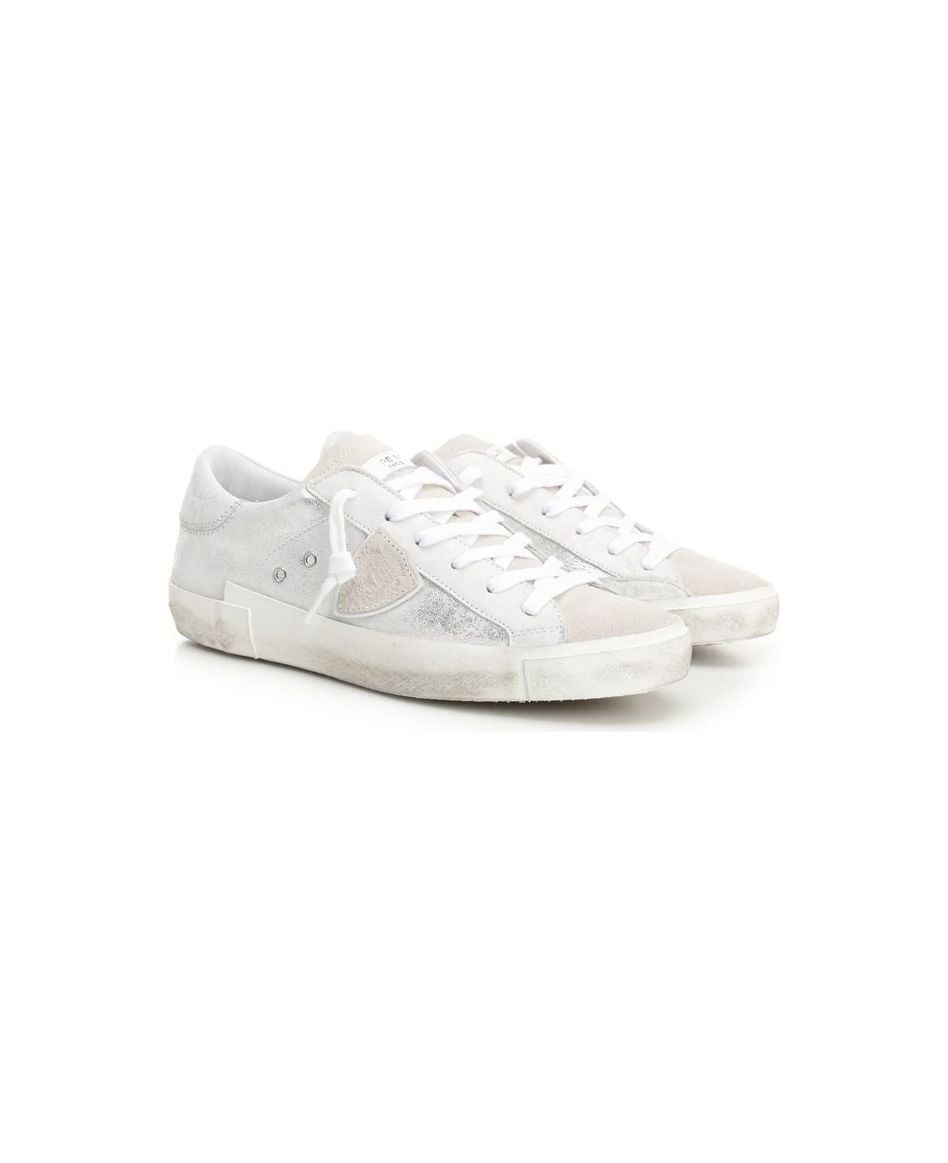 Philippe Model "prsx" Sneakers - Silver