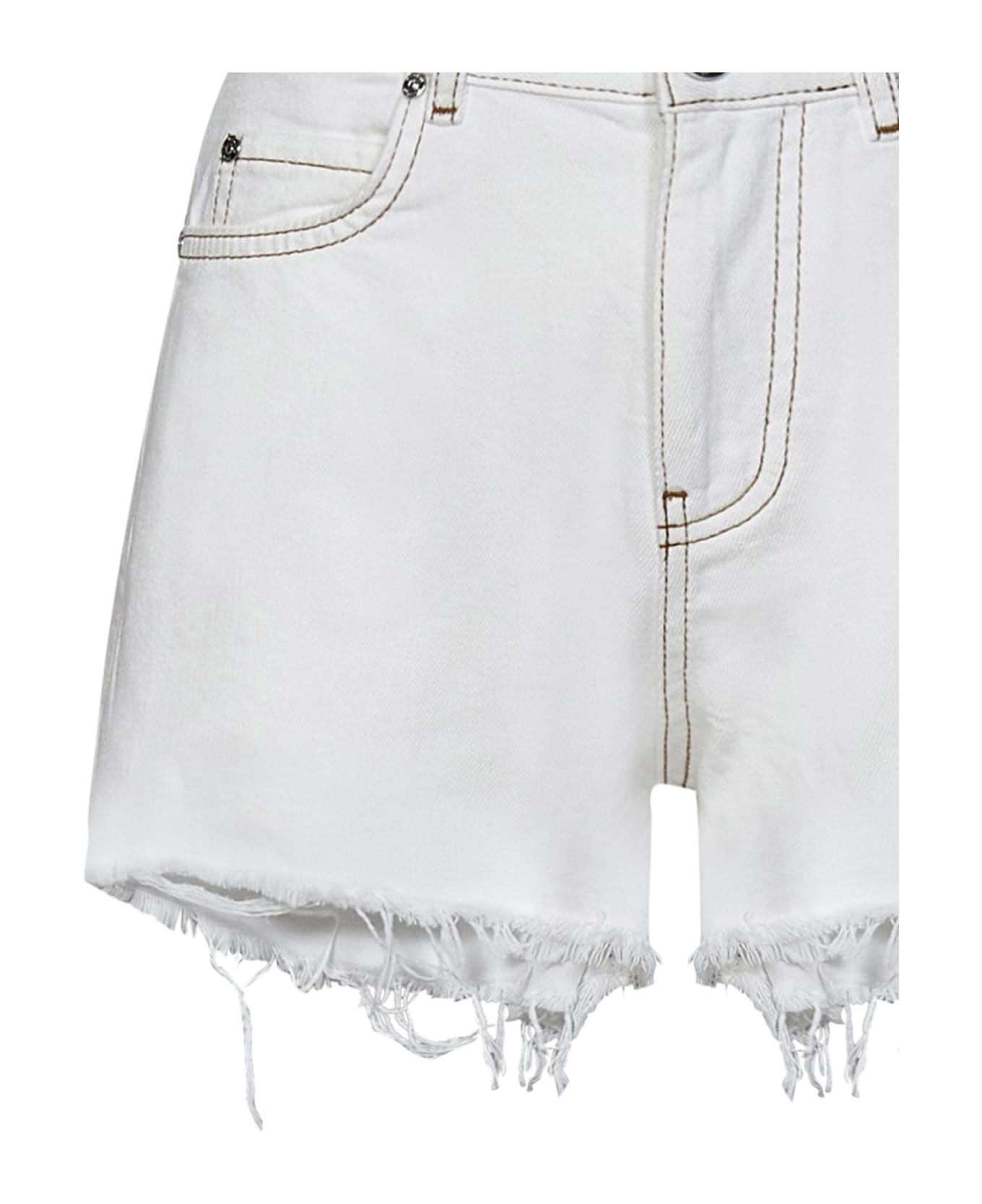 Pinko Honey Shorts - White ショートパンツ