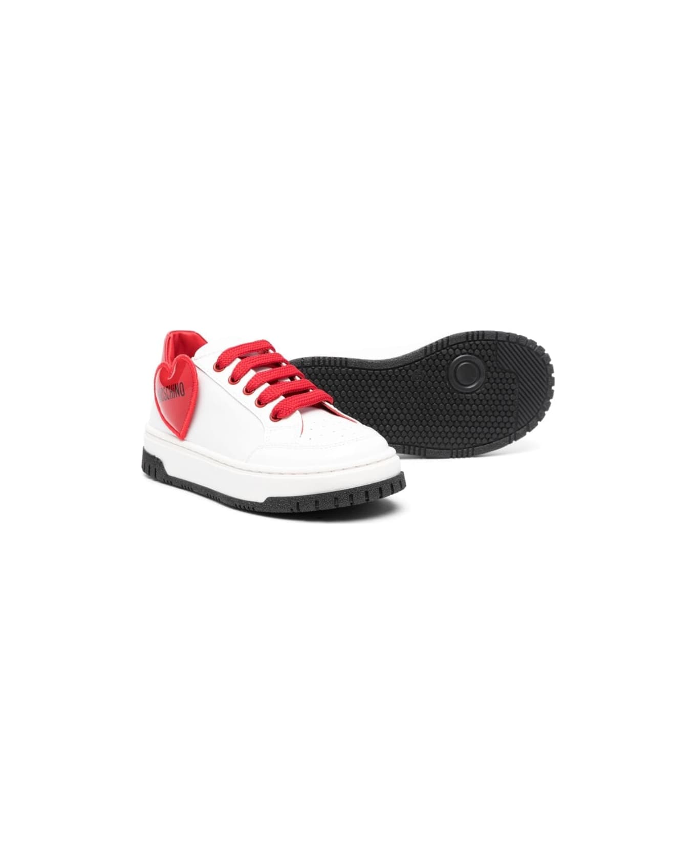 Moschino Sneakers With Application - White シューズ