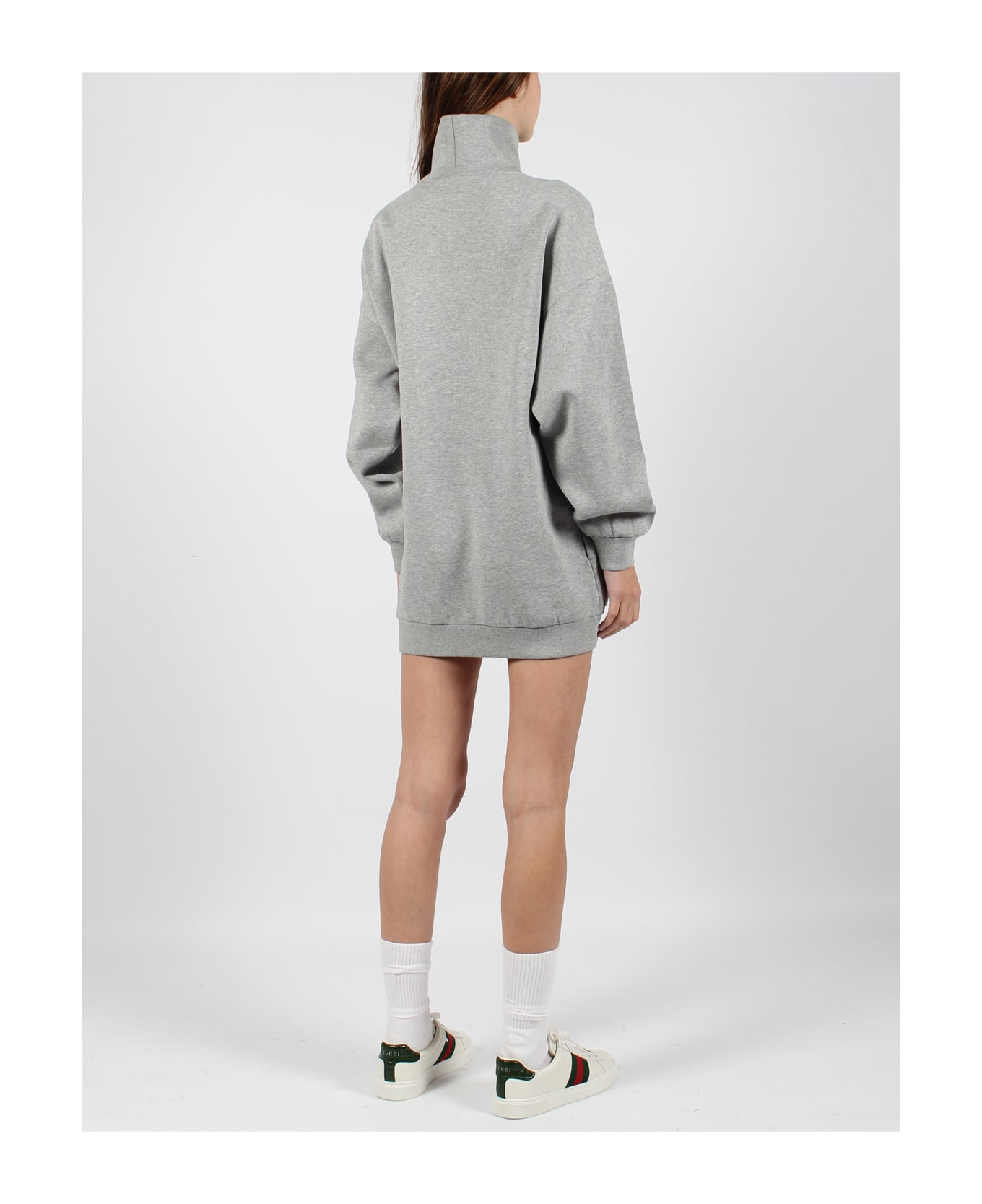 Gucci Embroidery Jersey Sweatshirt - Grey