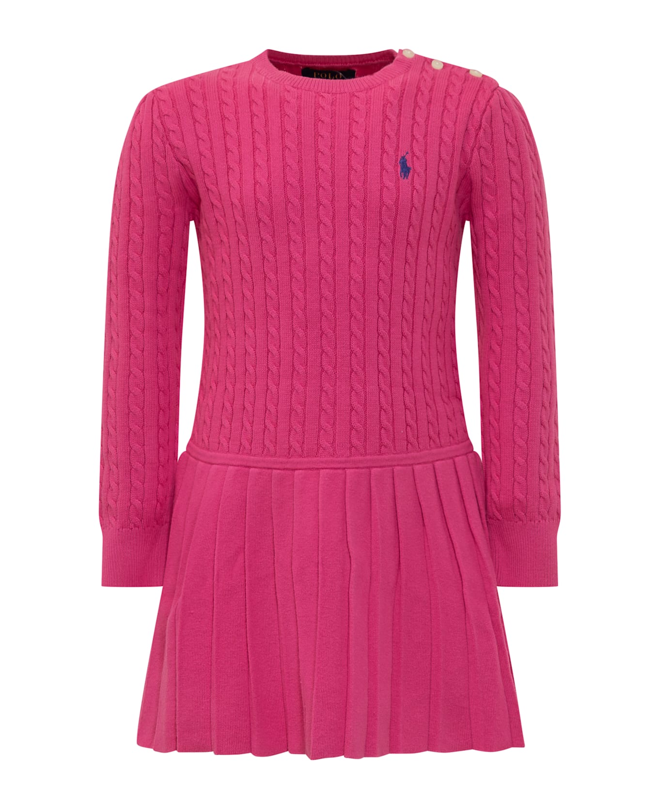 Polo Ralph Lauren Dress - COLLEGE PINK W/CLASSIC AZURE