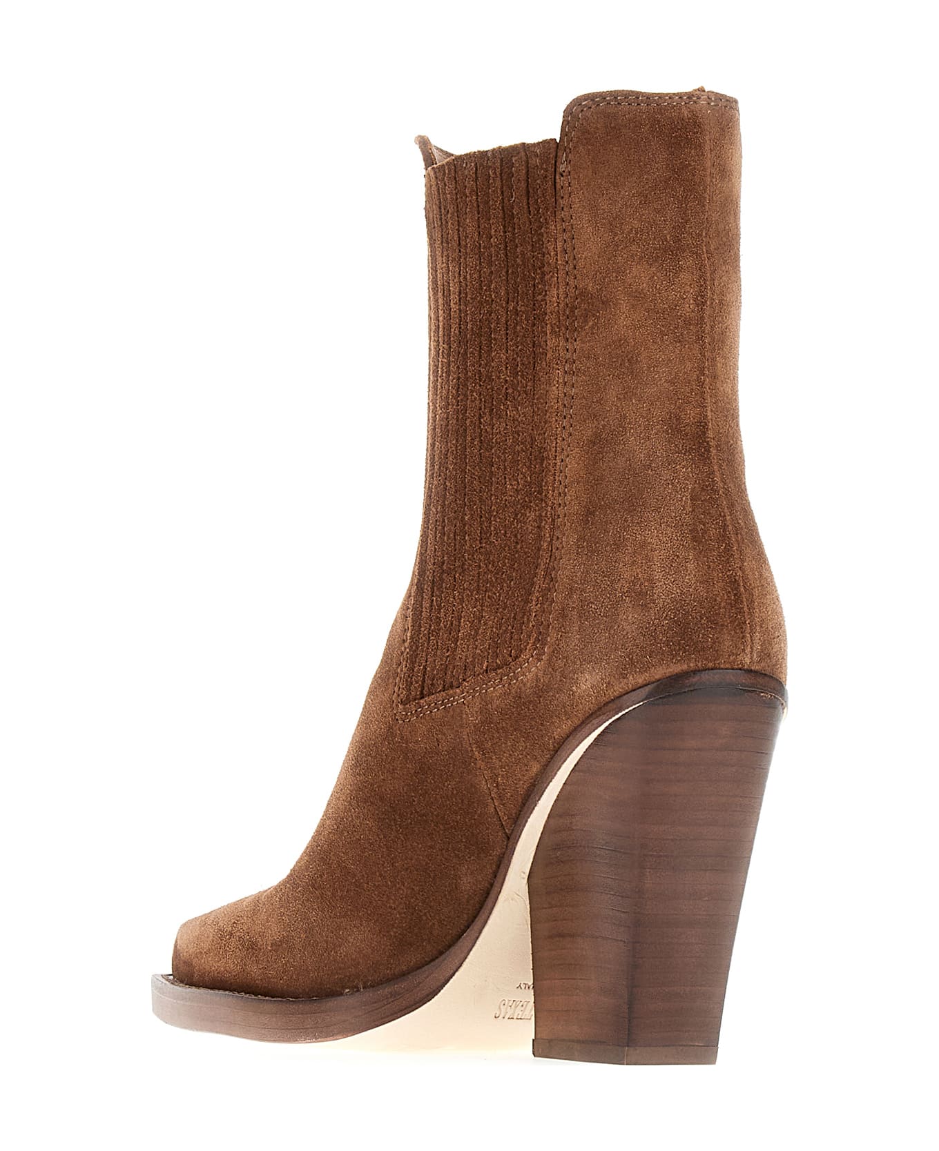 Paris Texas Brown Suede Dallas Ankle Boots - CANYON