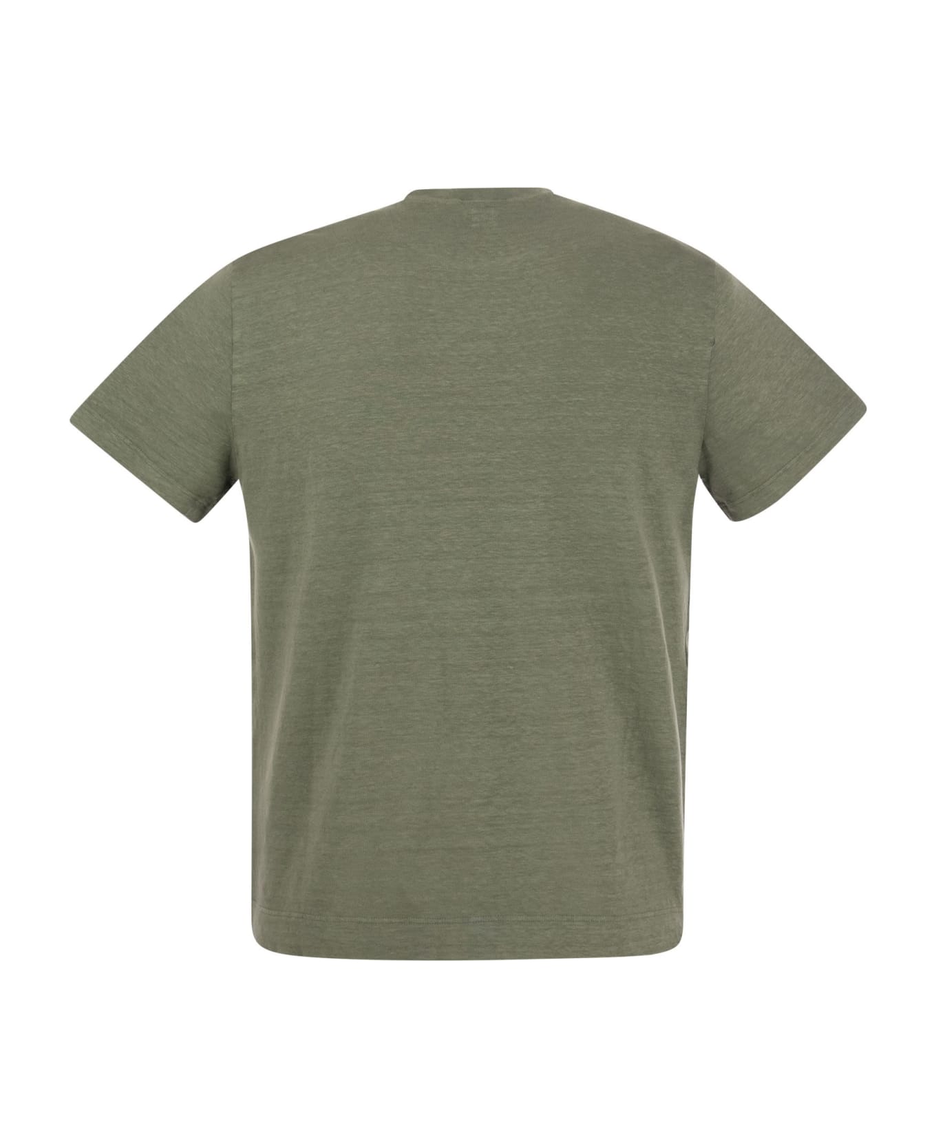 Fedeli Exreme - Linen Flex T-shirt - Olive