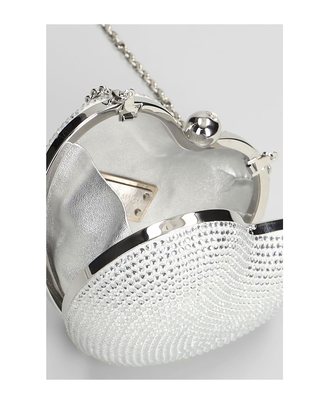 Mach 
Mach Clutch In White Leather - white
