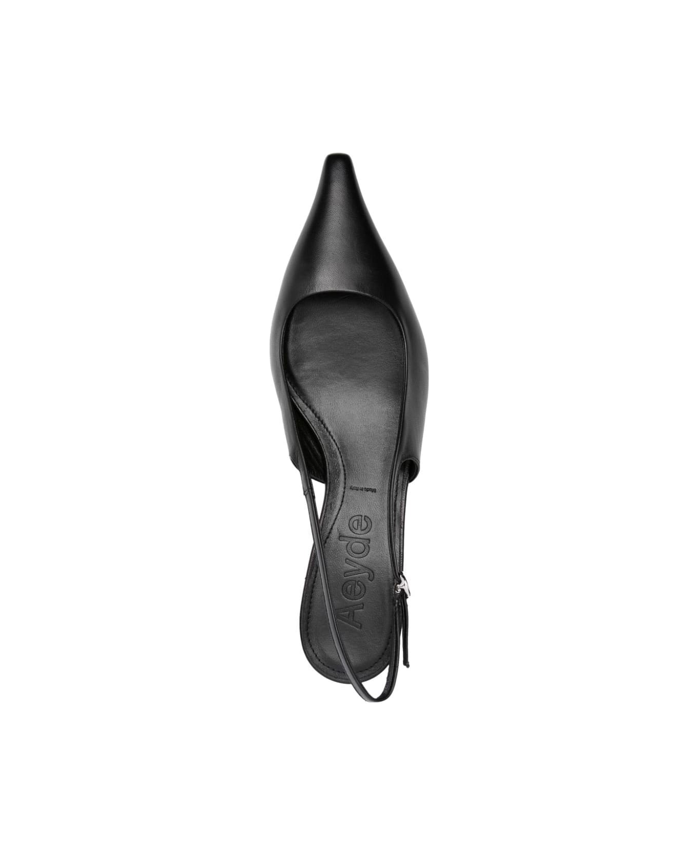 aeyde Catrina Nappa Leather Pumps - Black