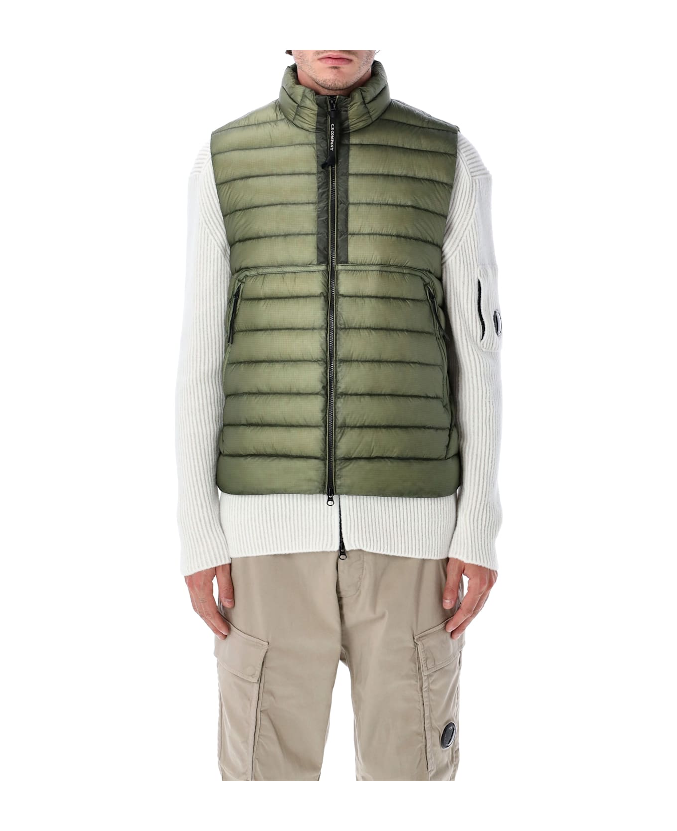 C.P. Company D.d. Shell Down Vest - SEAGRASS