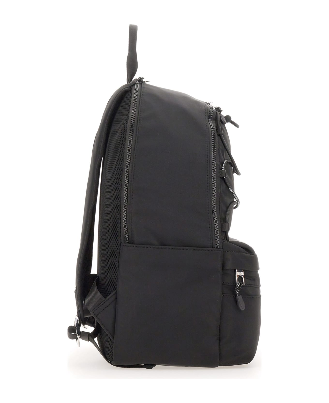 Versace Jeans Couture Backpack With Logo - NERO